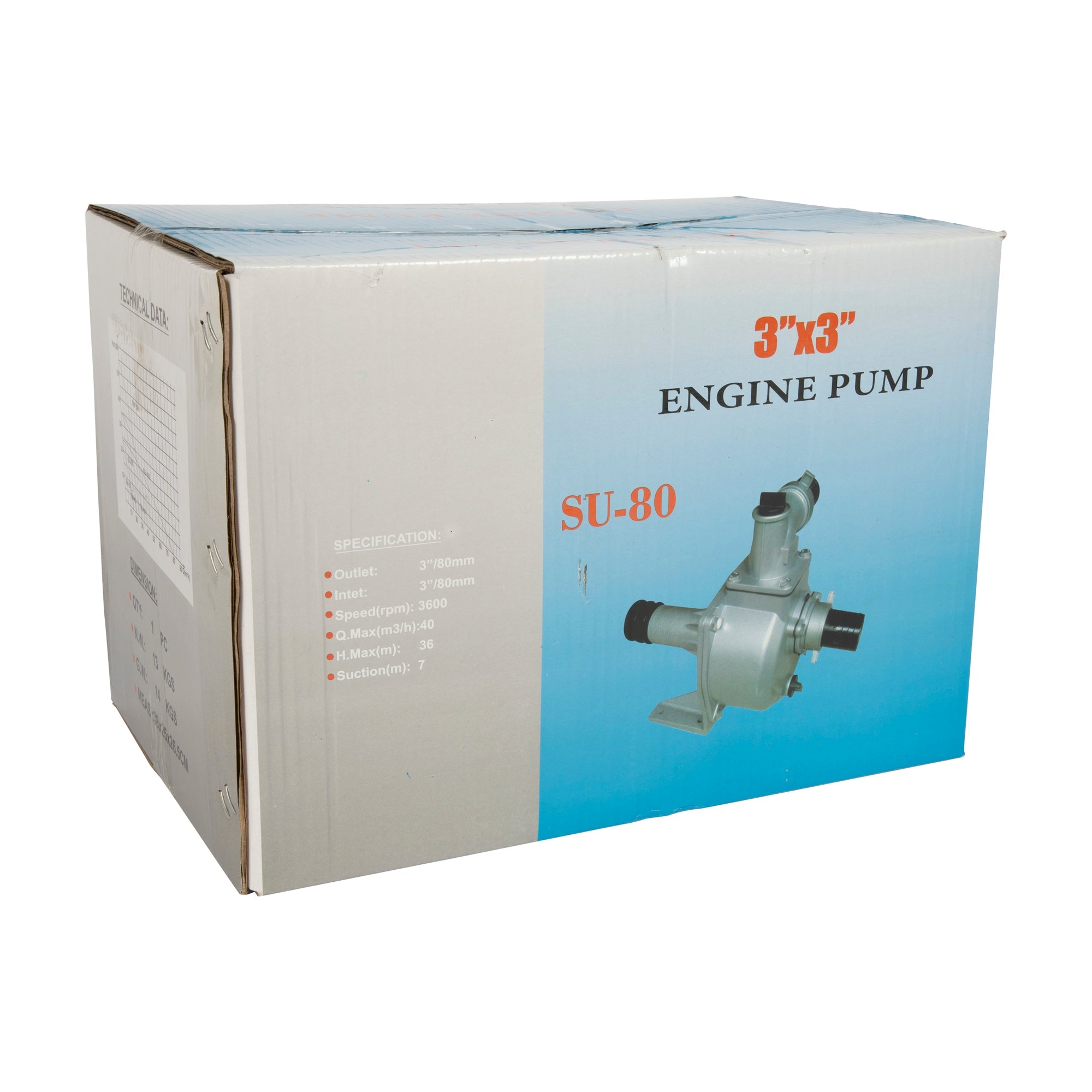 Testa aspirante per motopompa da 3''con puleggia Micul FGermier