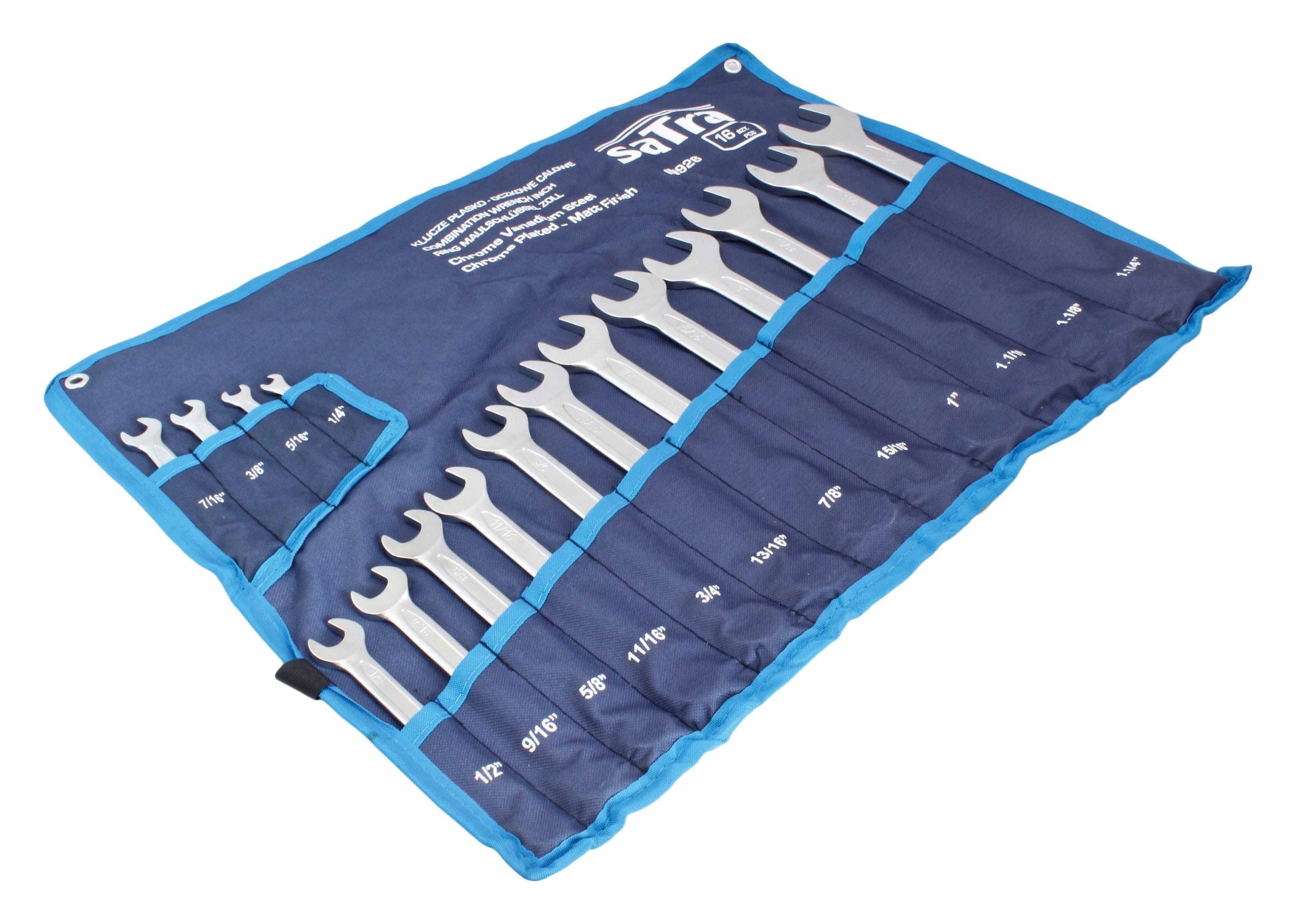 Set chiavi combinate 16 pezzi, in pollici