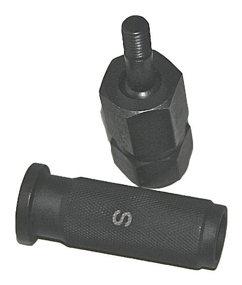 Kit estrattore iniettori motore diesel 14 pz universale con martello, set di 14 attrezzi per la rimozione di iniettori diesel