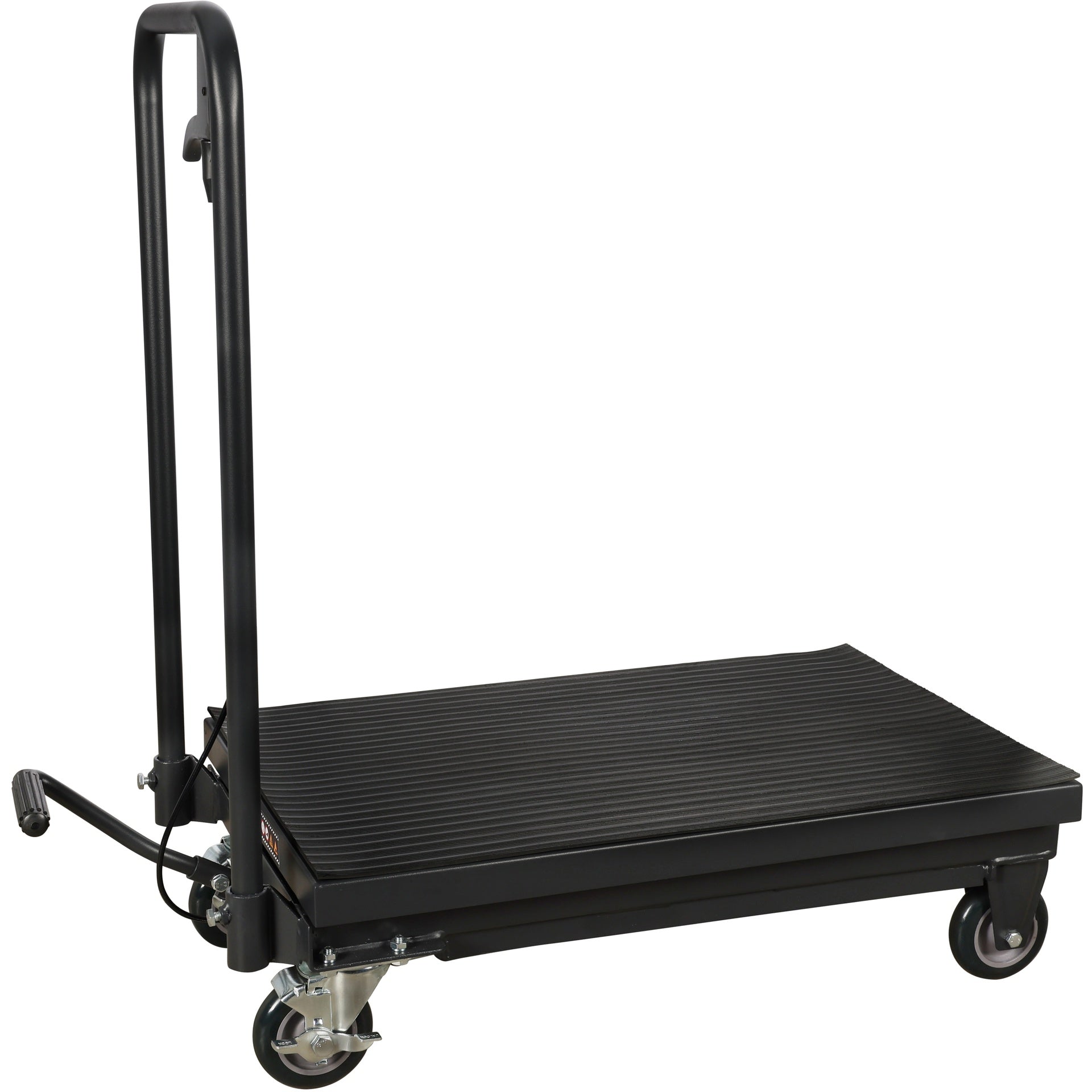 Tavolo elevatore idraulico mobile con altezza di sollevamento 225–710 mm, piattaforma 708 × 450 mm, capacita' di carico 225 kg, carrello idraulico a forbice , carrello elevatore idraulico, Mammuth