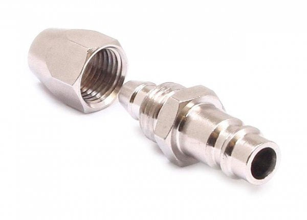 Innesto attacco rapido per aria compressa, raccordo rapido tubo compressore 6 × 8 mm