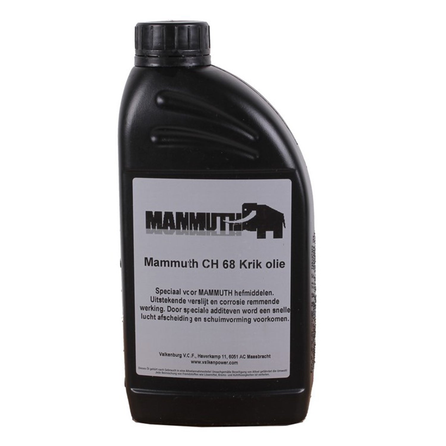 Olio idraulico Mammuth,olio lubrificante per carrelli elevatori, spaccalegna, pompe idrauliche 1 litro