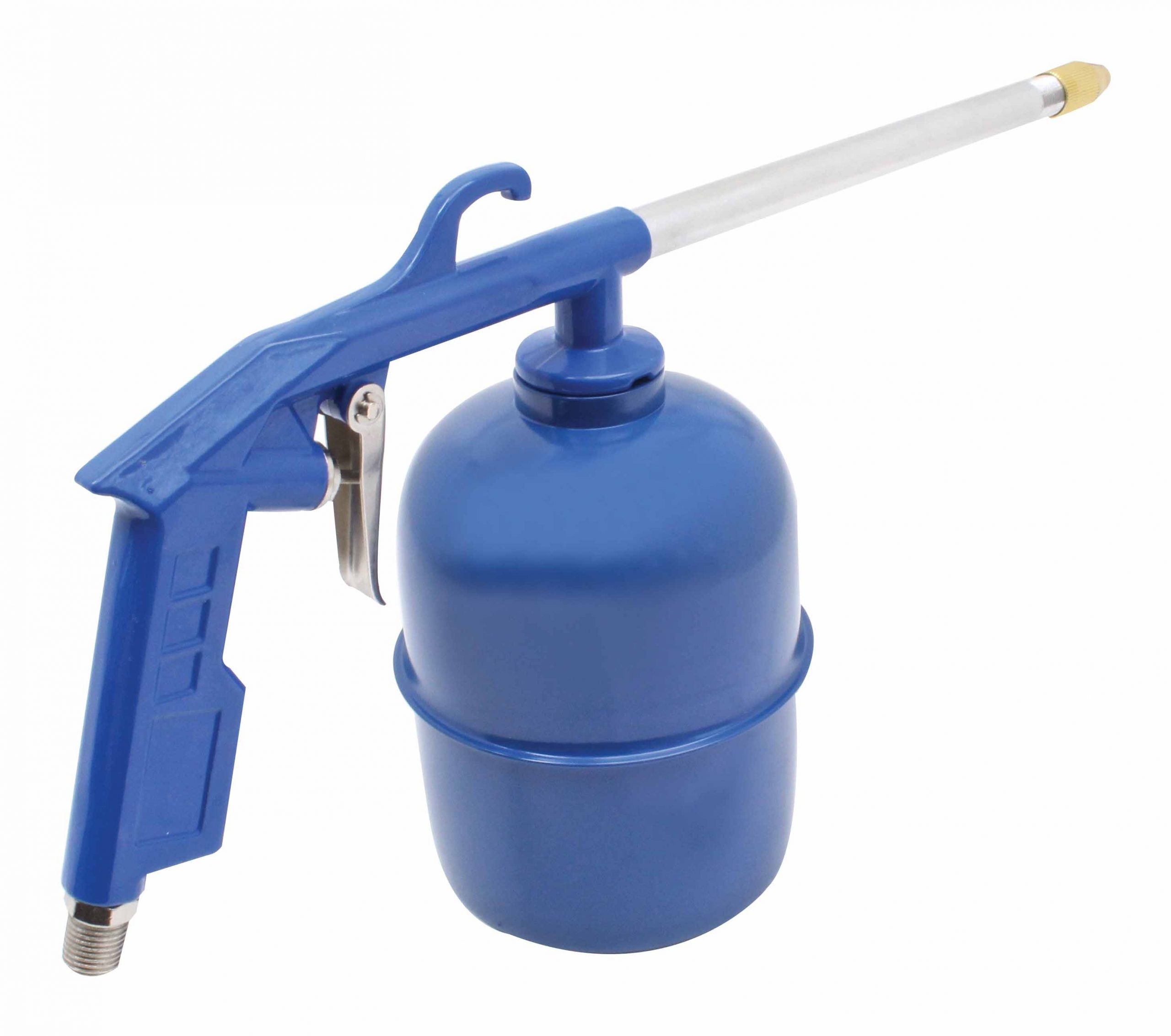 Pistola ad aria compressa con serbatoio metallico da 1 litro per lavaggio motore , 3-5 Bar ,canna 230mm