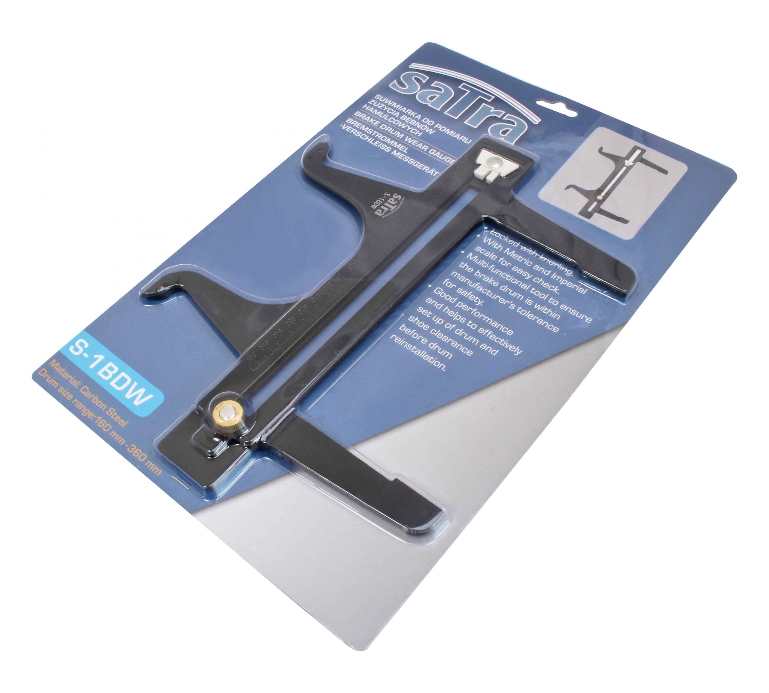 Calibro per misurazione tamburo freni 160–360 mm