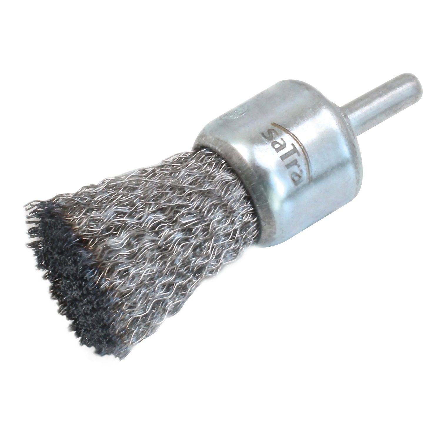 Spazzola metallica per trapano, pulire ruggine tubi fori, 25 × 6 mm Satra