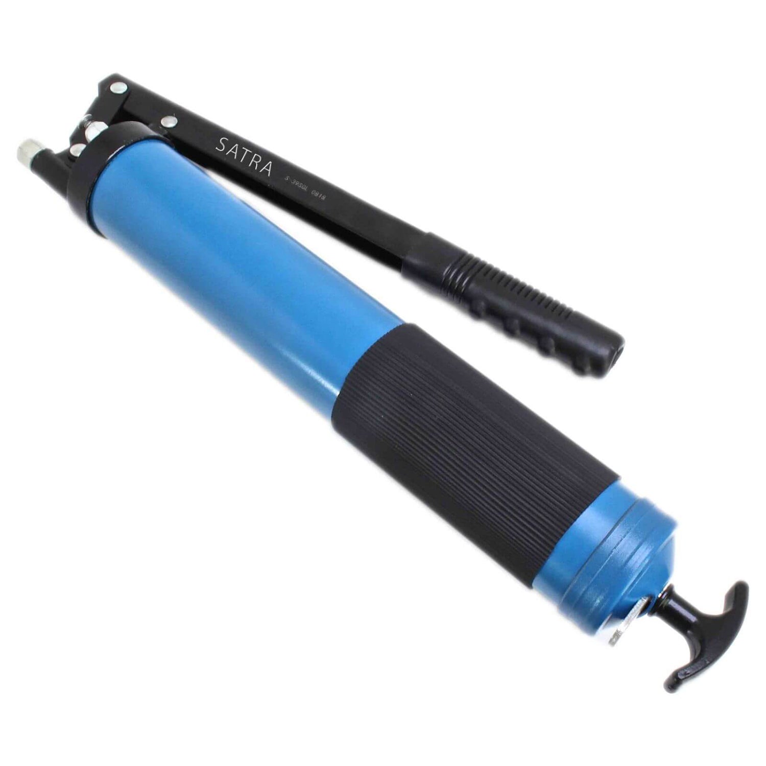 Pistola ingrassatrice manuale con 2 ugelli e 2 tubi flessibili 500 ml Satra