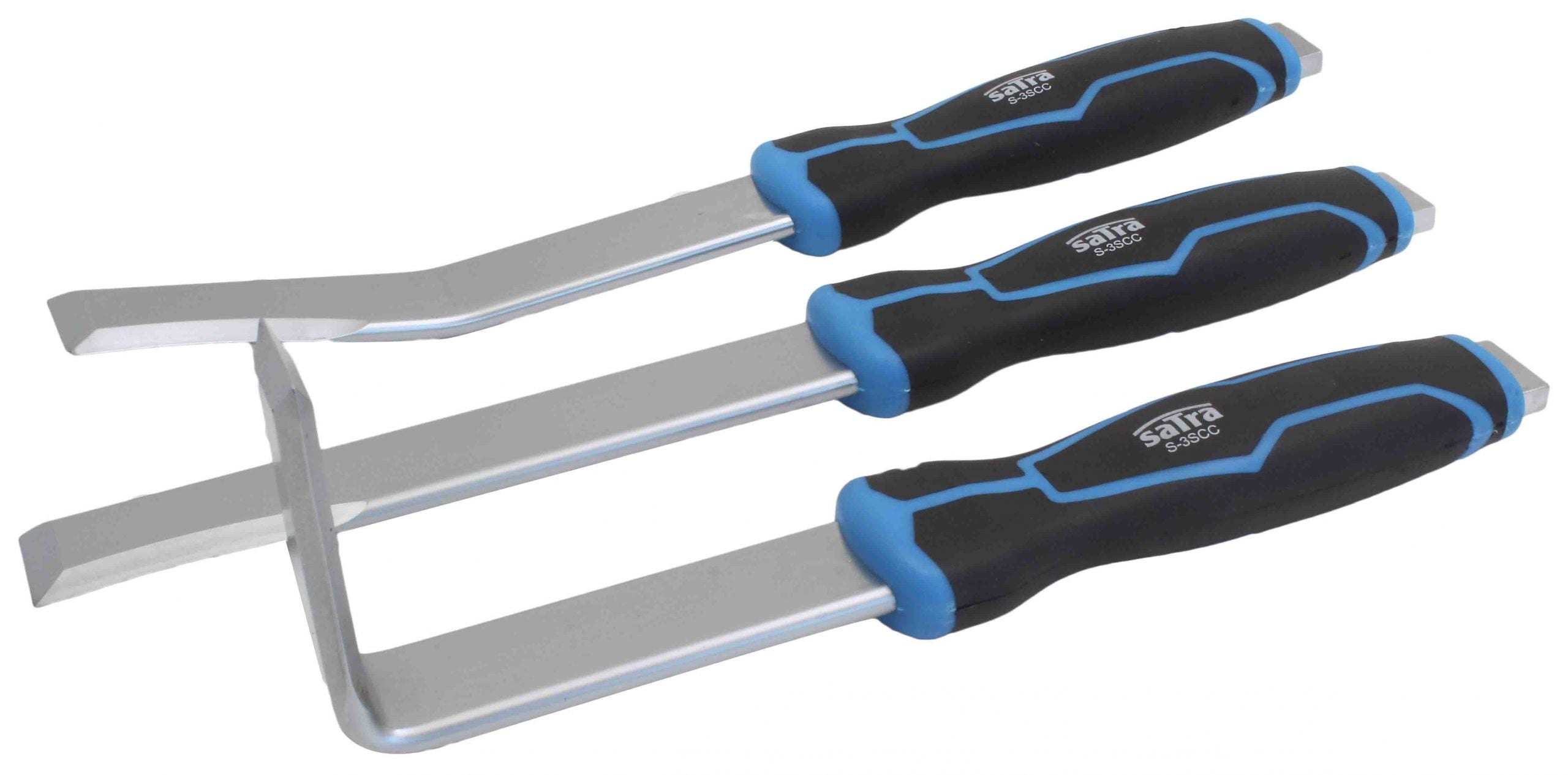 Set di scalpelli per carrozzeria, 3 pezzi Satra