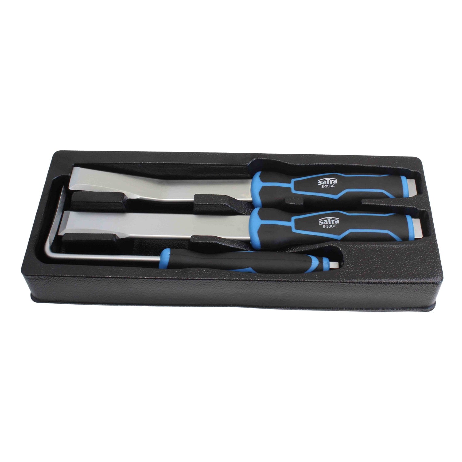 Set di scalpelli per carrozzeria, 3 pezzi Satra