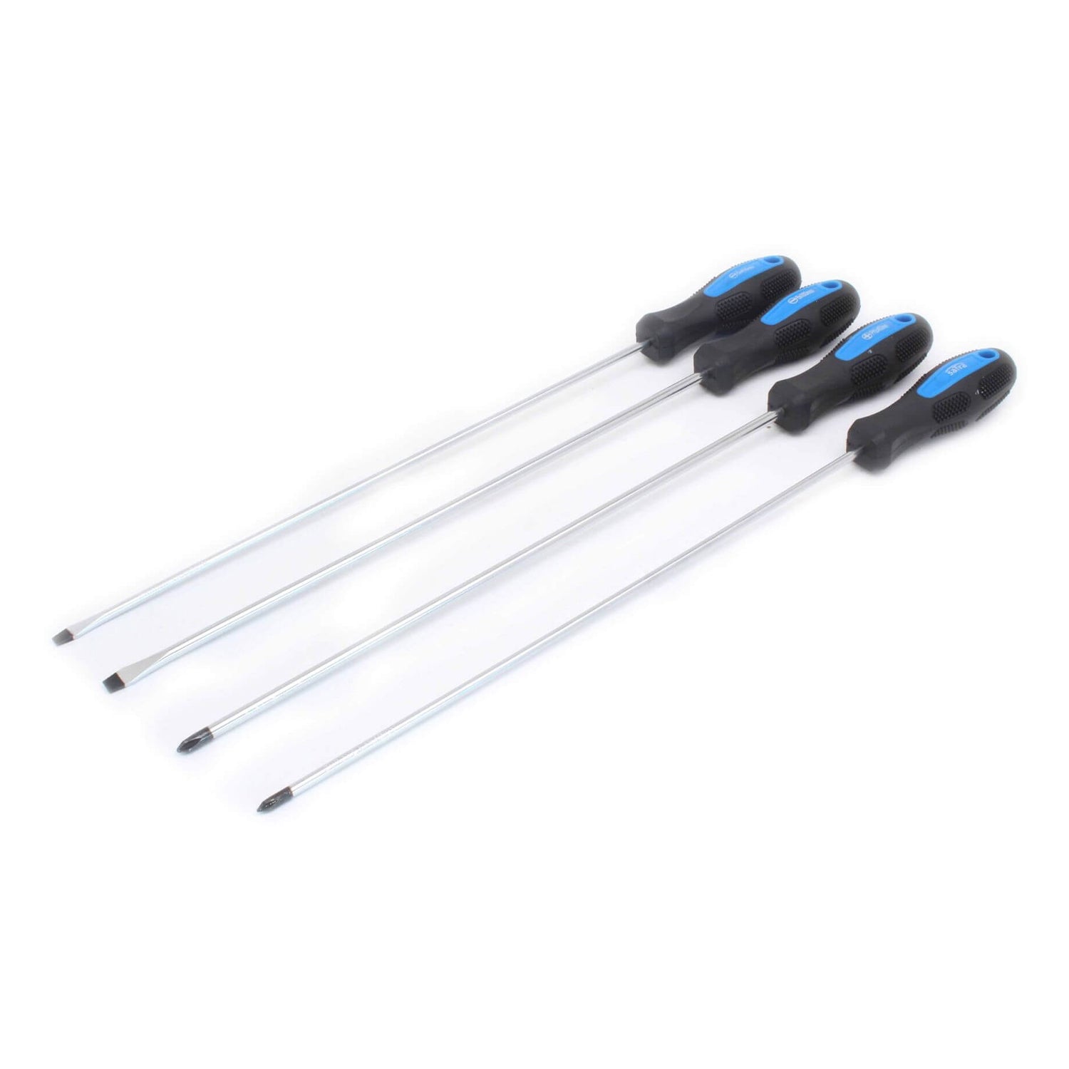 Set di 4 cacciaviti lunghi - con impugnature ergonomiche - lunghezza: 449 mm, Satra