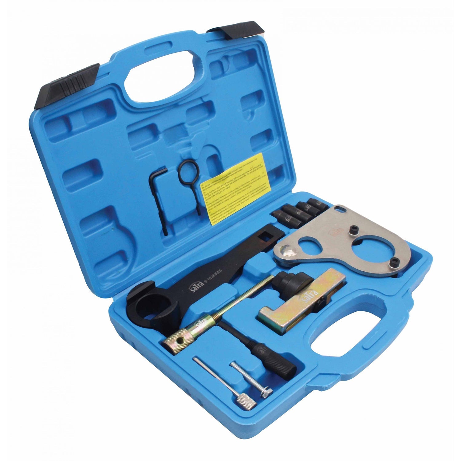 Set bloccaggio distribuzione, kit attrezzi di messa in fase bloccaggio per RENAULT NISSAN OPEL 1.6 / 2.0 /2.3 DCi Satra
