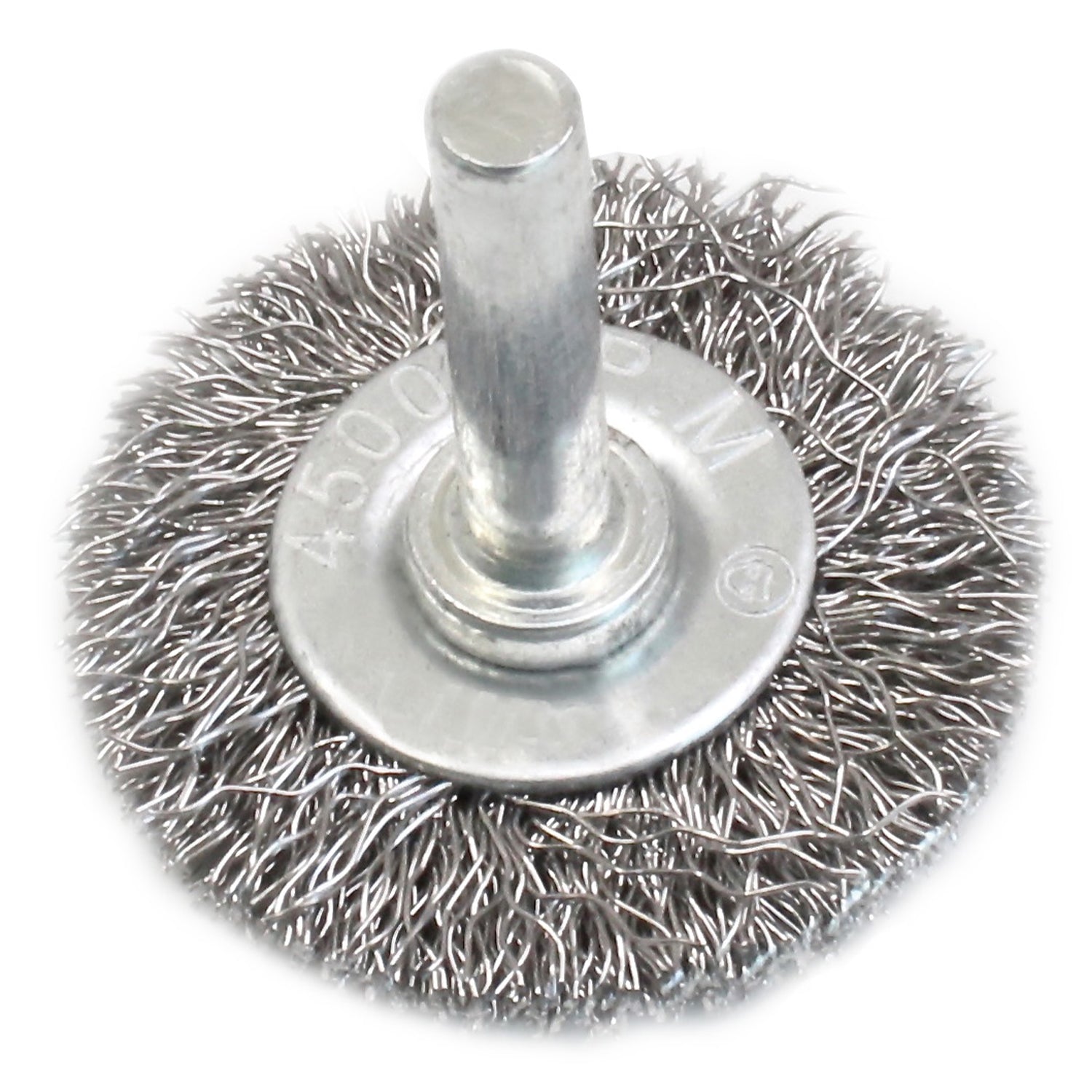 Spazzola metallica circolare per trapano, pulire ruggine tubi fori, 65 × 6 mm