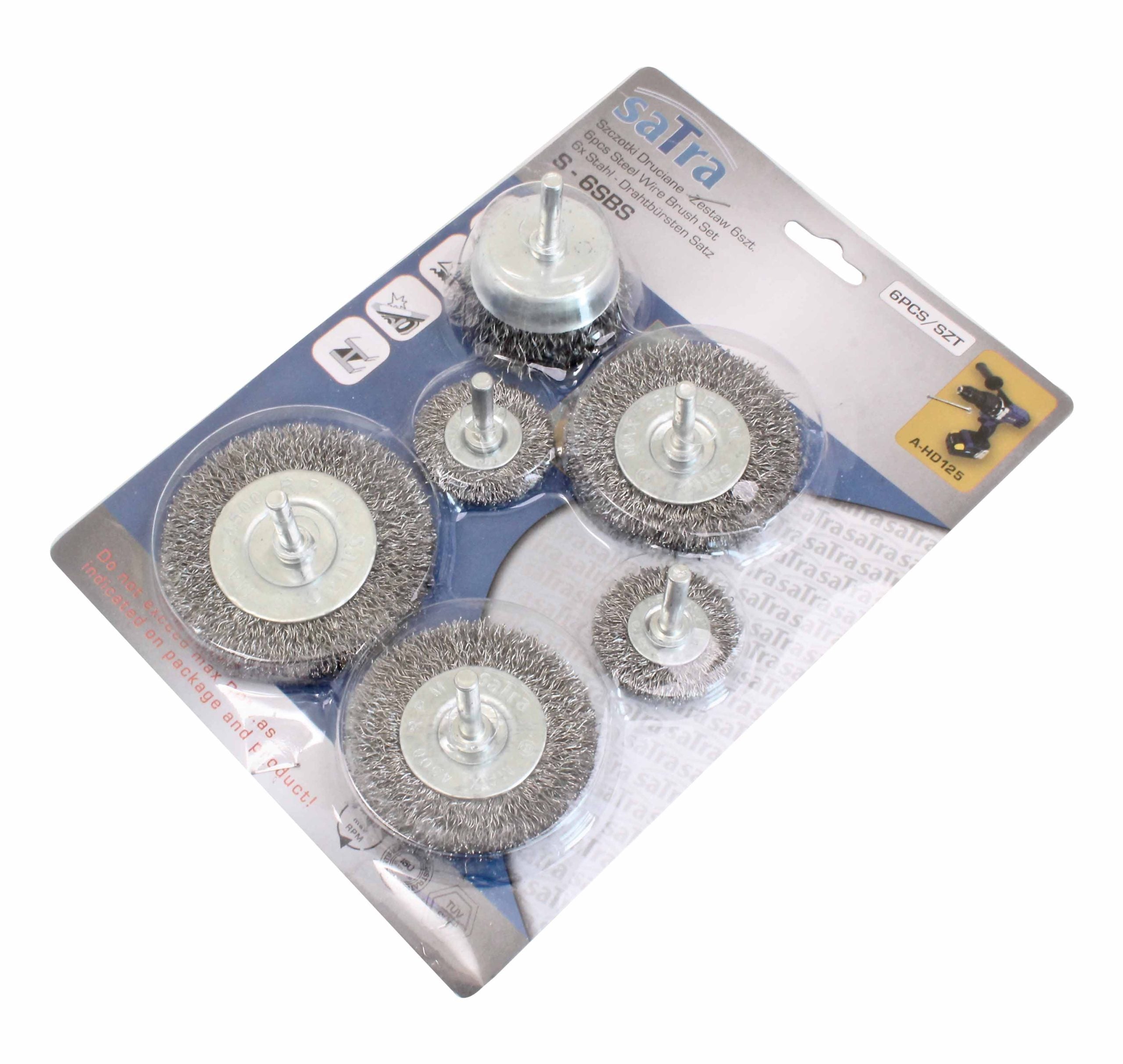 Spazzole trapano metalliche, set spazzole metalliche per trapano - spazzola a disco, tazza e cilindrica per rimozione ruggine, vernice, pulizia metallo e legno, spazzole/spazzola circolare abrasive in acciaio per trapano, 6 pezzi