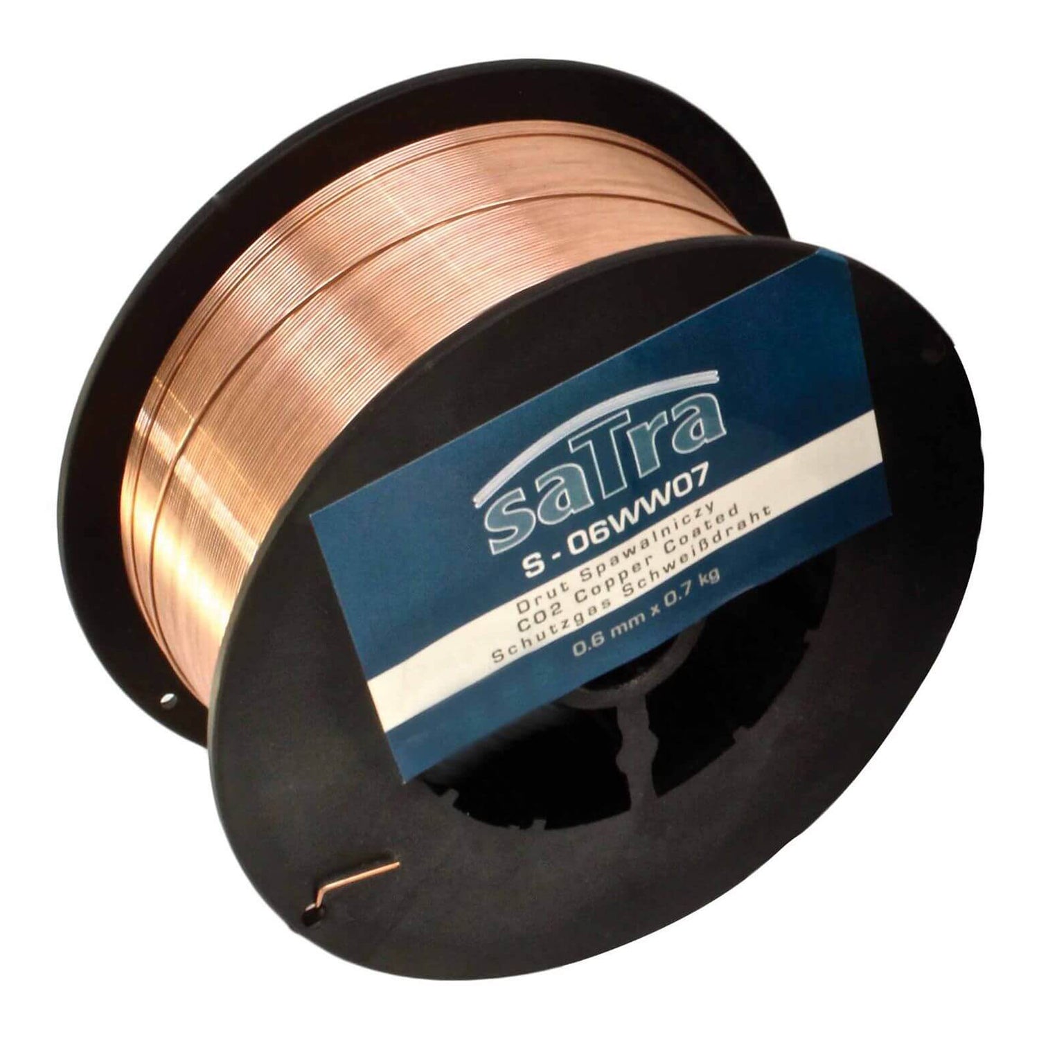 Bobina di filo per saldatura 0,6 mm × 0,7 kg per acciaio sottile e spesso