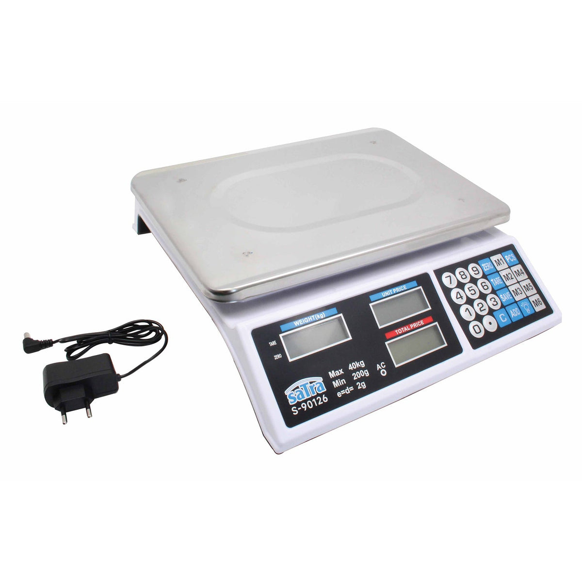 Bilancia elettronica con display LCD 200 g, 40 kg Satra