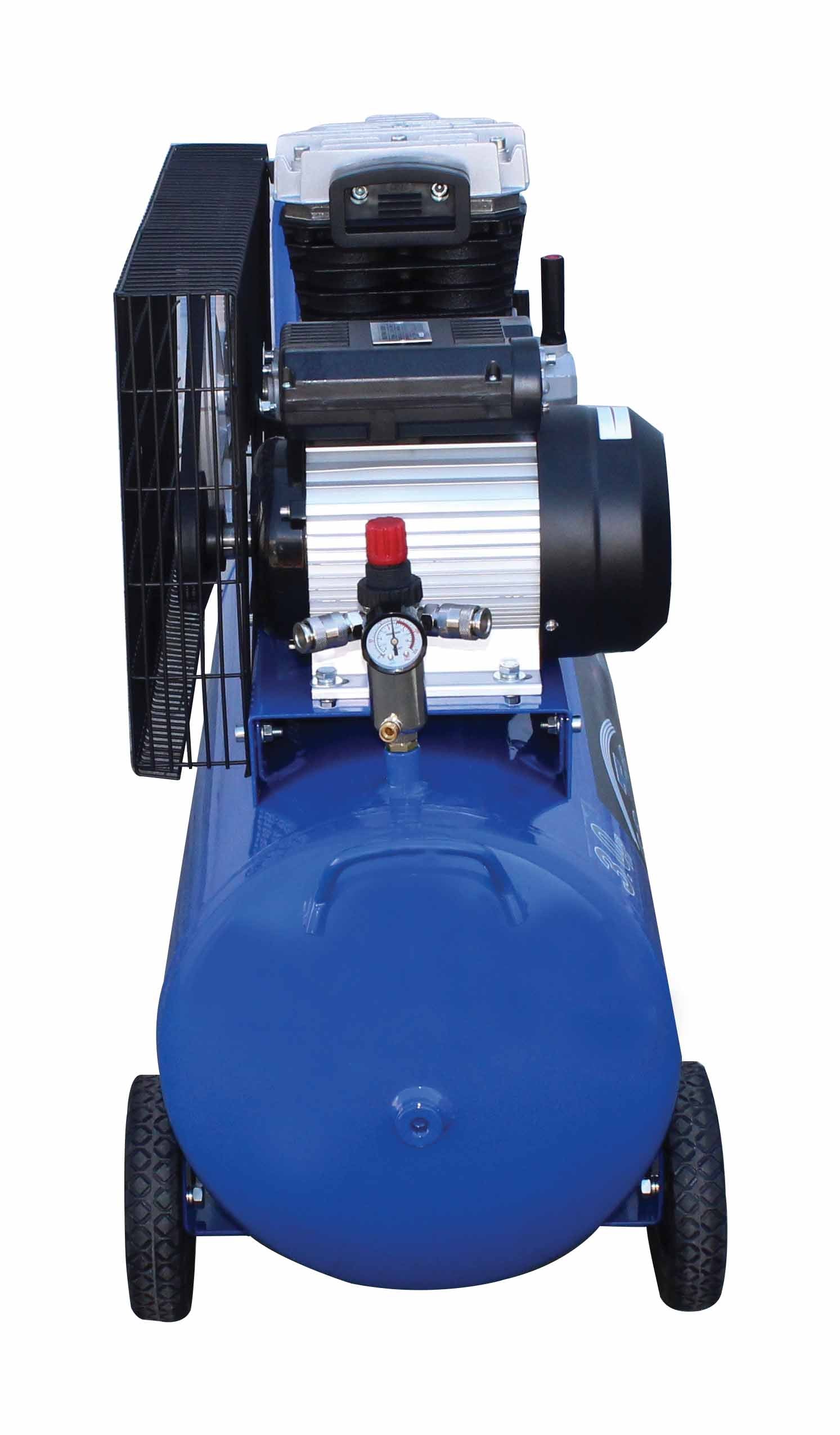 Compressore d'aria da 230 V, gonfiatore per pneumatici, kit di gonfiaggio per pneumatici 100 litri, 3 HP, 170 l/min 2 pistoni, 8 bar, pompa d'aria fuoristrada per suv, camion, auto, biciclette, palloni, materassi ad aria, barche gonfiabili, Satra