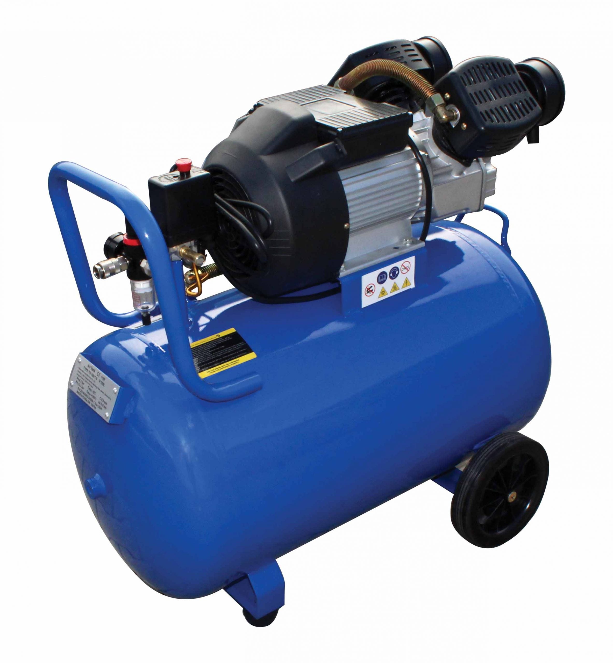 Compressore d'aria da 220 V, gonfiatore per pneumatici, kit di gonfiaggio per pneumatici 100 litri, 10 bar