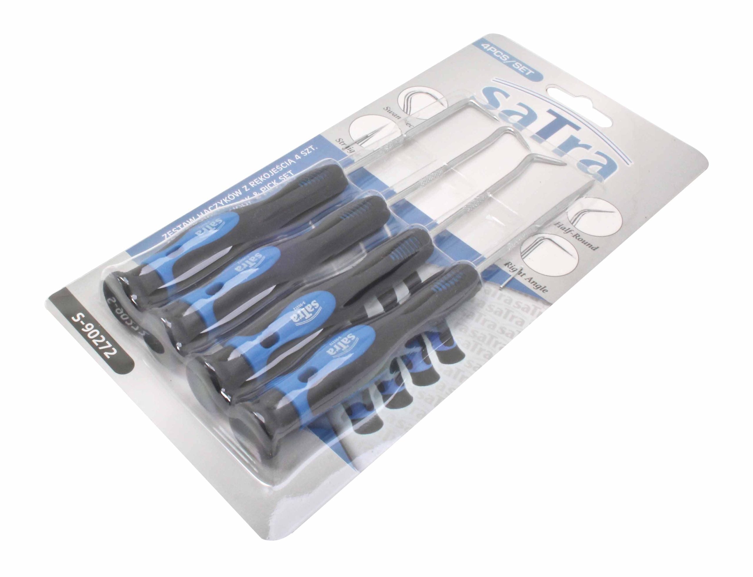 Set-kit attrezzi ganci per rimozione guarnizioni anelli O-ring paraolio, 4 pezzi