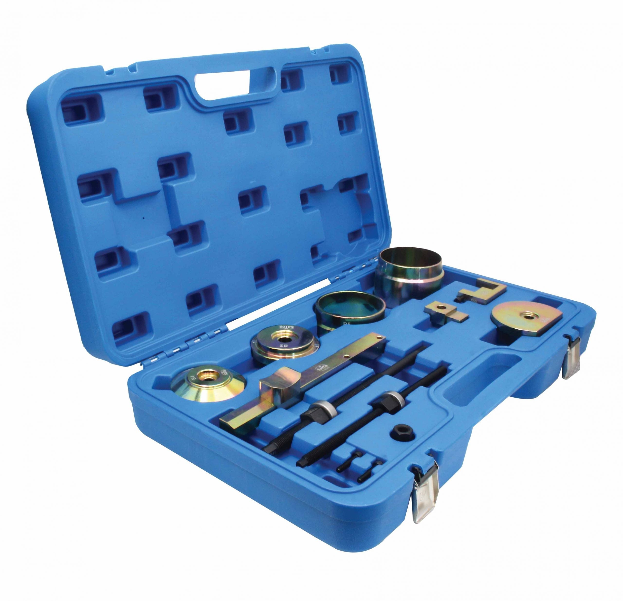 Kit-set pressa estrattore per silent block e boccole per VW Audi VAG, 13 pezzi
