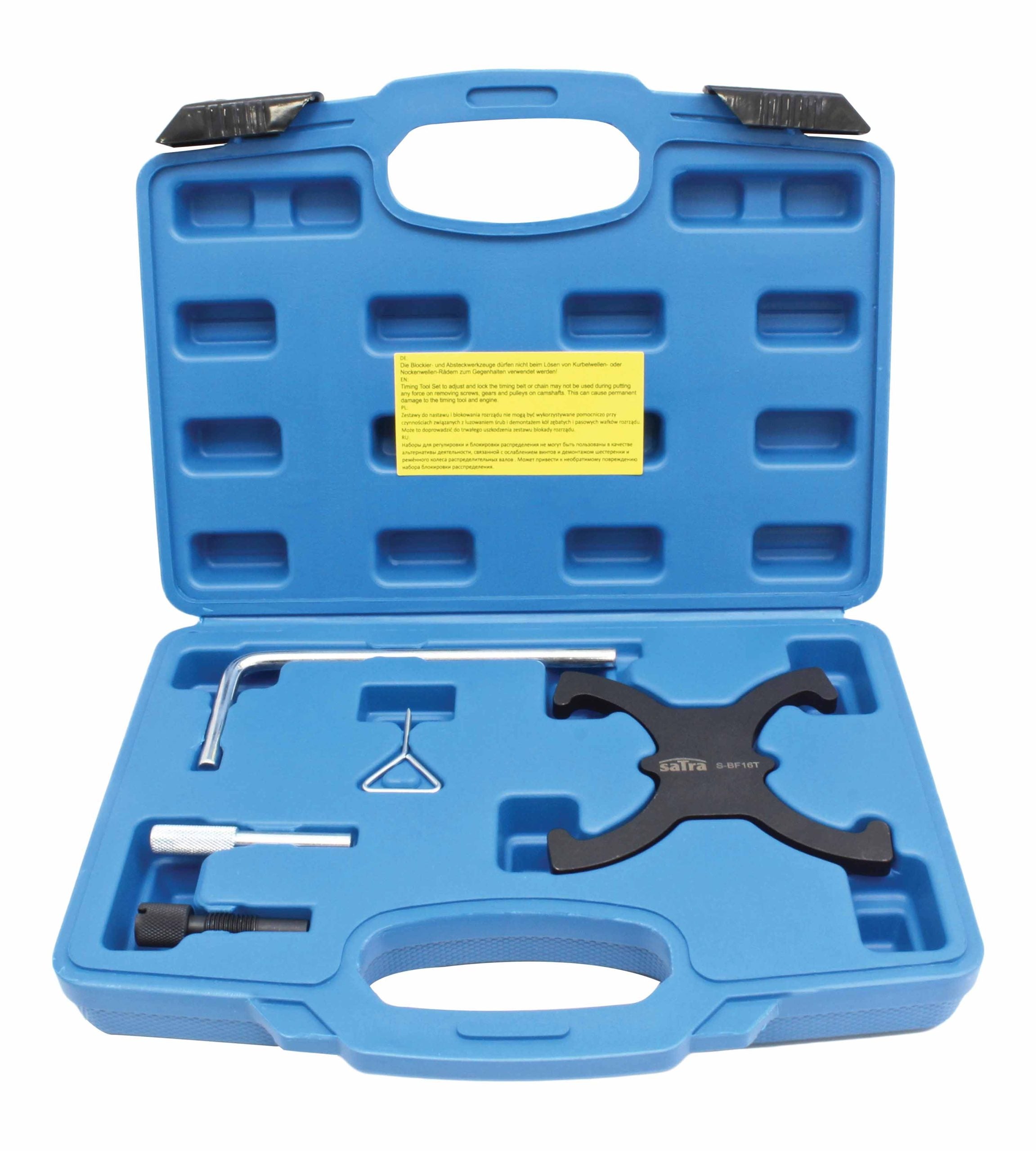 Kit messa in fase motori, attrezzi per il bloccaggio della cinghia di distribuzione dell'albero a camme del motore, compatibile con Ford 1.6 16V