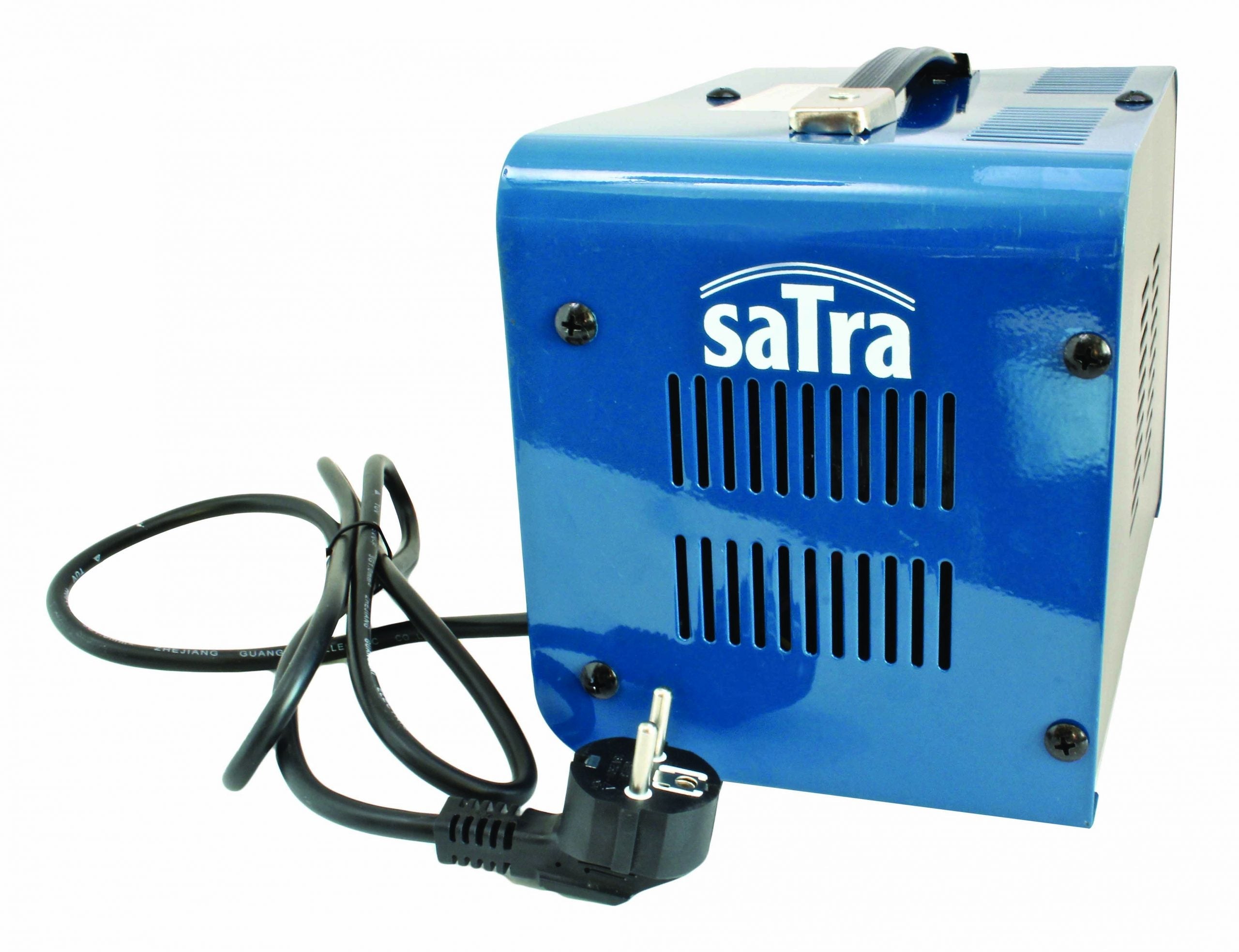 Caricabatterie auto portatile Satra avviatore di emergenza 75 A con cavi di avviamento per auto e moto