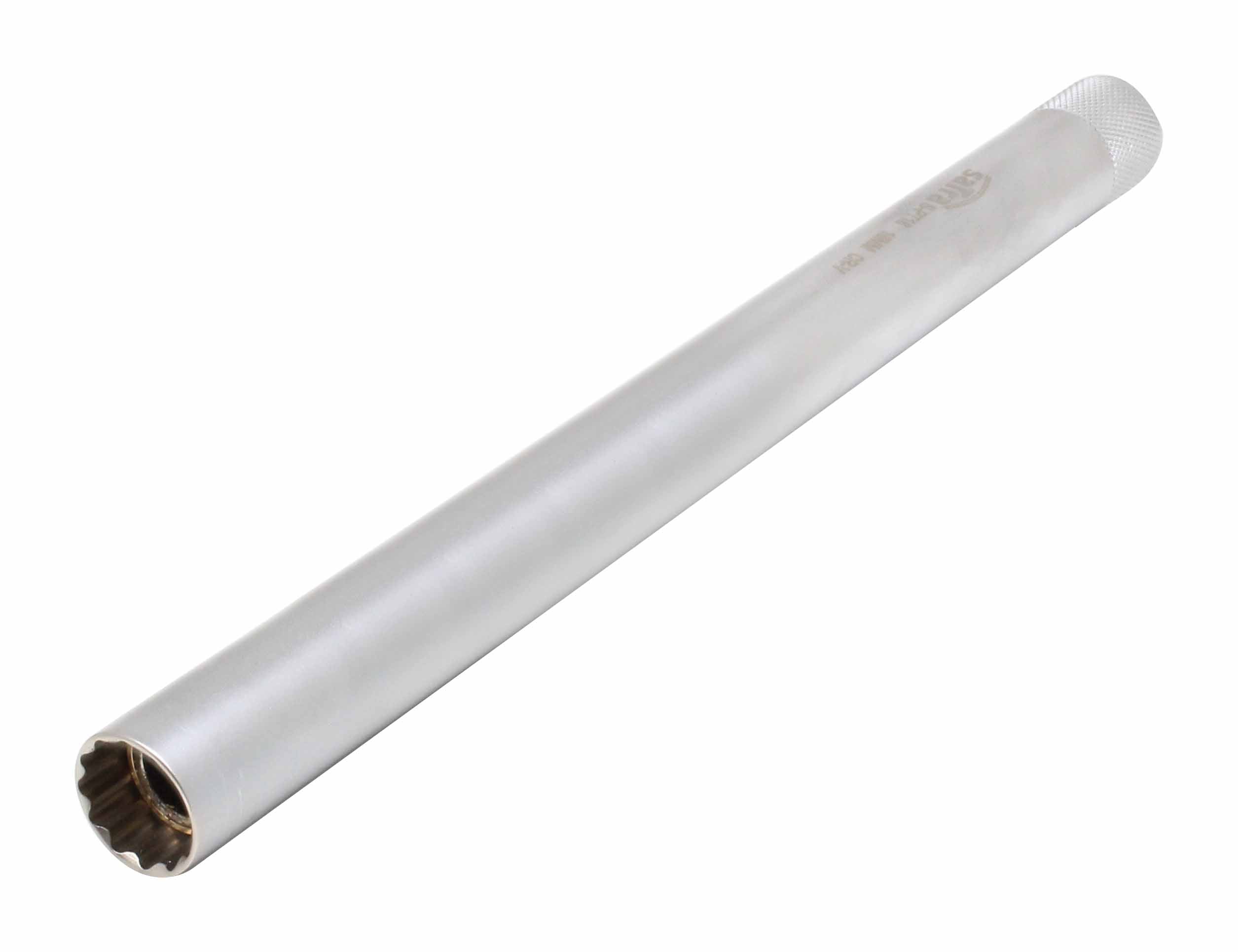Chiave a bussola magnetica per candele-candelette di accensione extra lunga con magnete, 3/8" 16 mm, lunghezza 250 mm, poligonale