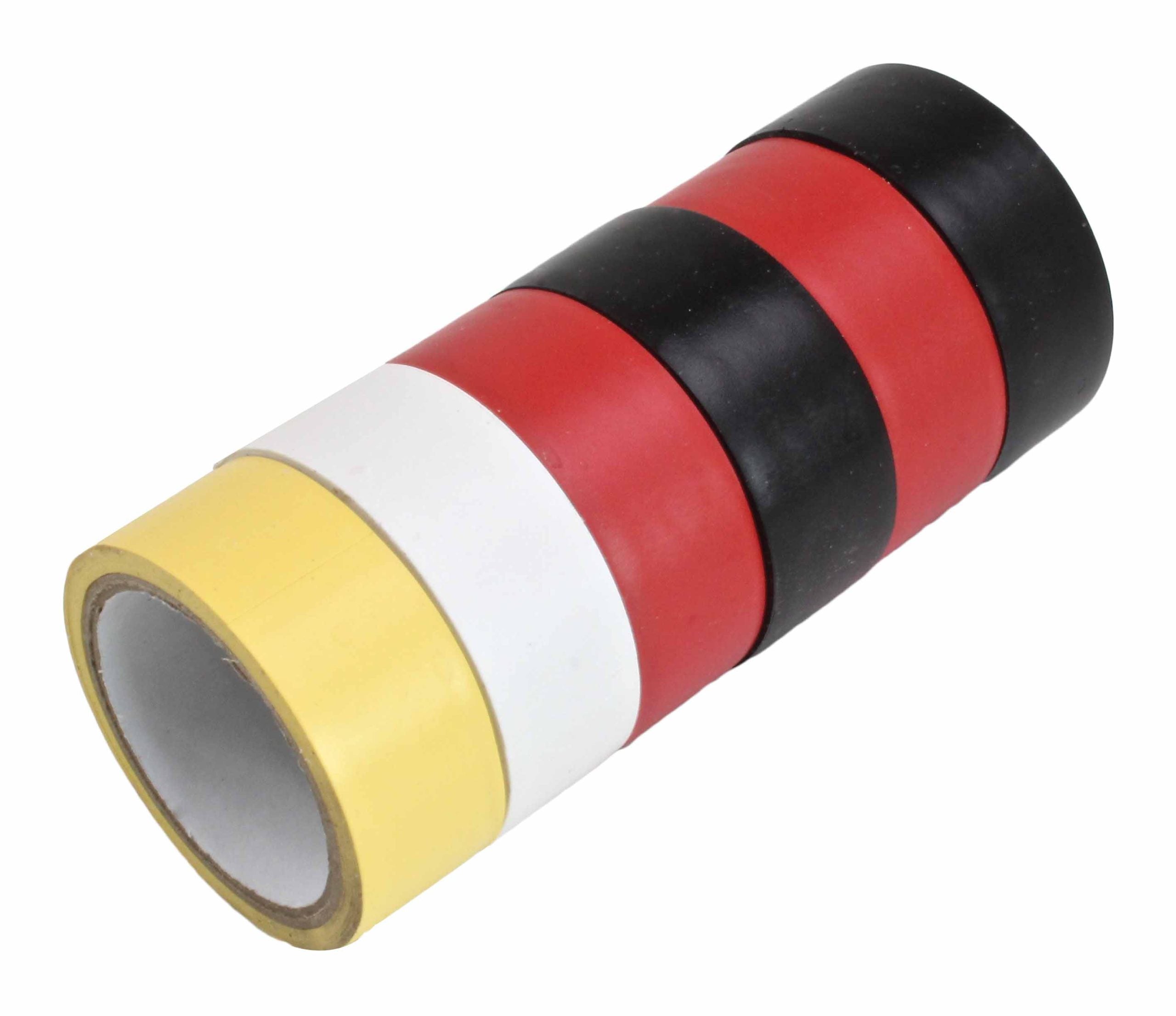 Nastri isolanti adesivi in pvc plastificato, 6 rotoli nastro isolante elettrico, nastro adesivo, set/assortimento di 4 colori