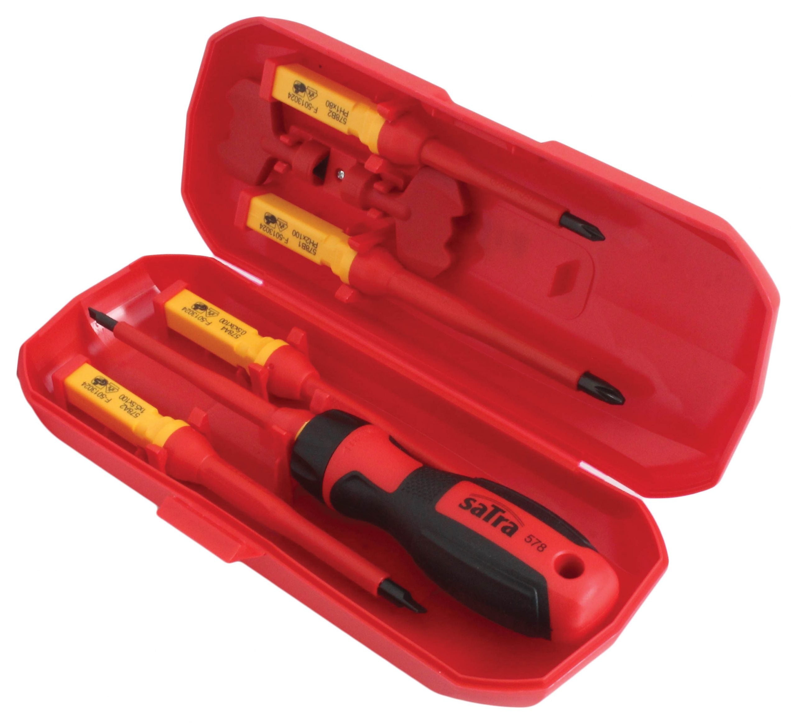 Set cacciaviti da 7 pezzi certificati VDE con voltmetro, punte a taglio e PH, con tester di tensione, magnetico, rilevatore di elettricità, cacciavite elettrico a induzione, Geko