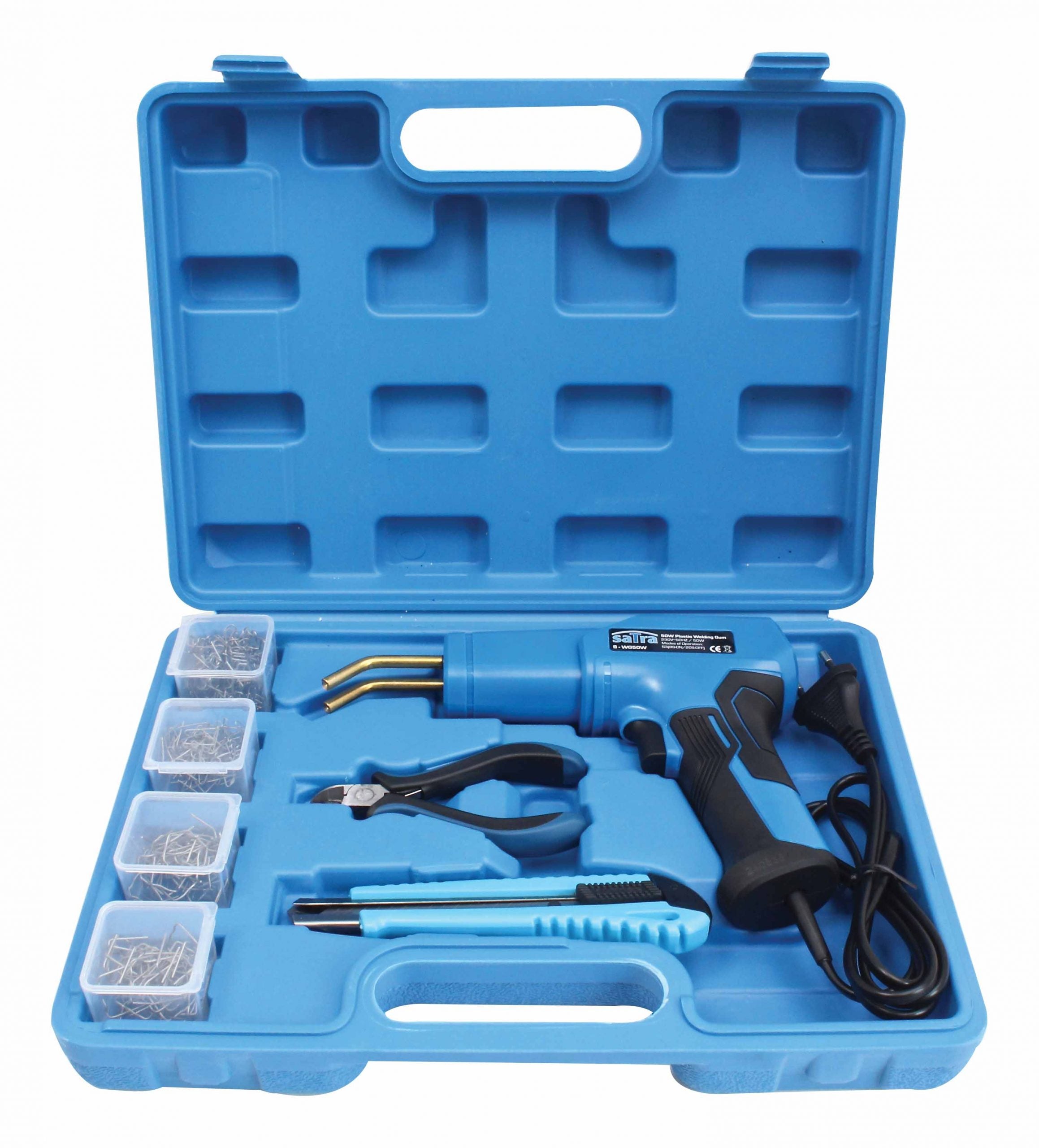 Saldatrice per plastica da 50 w, set di riparazione per paraurti auto, Asta