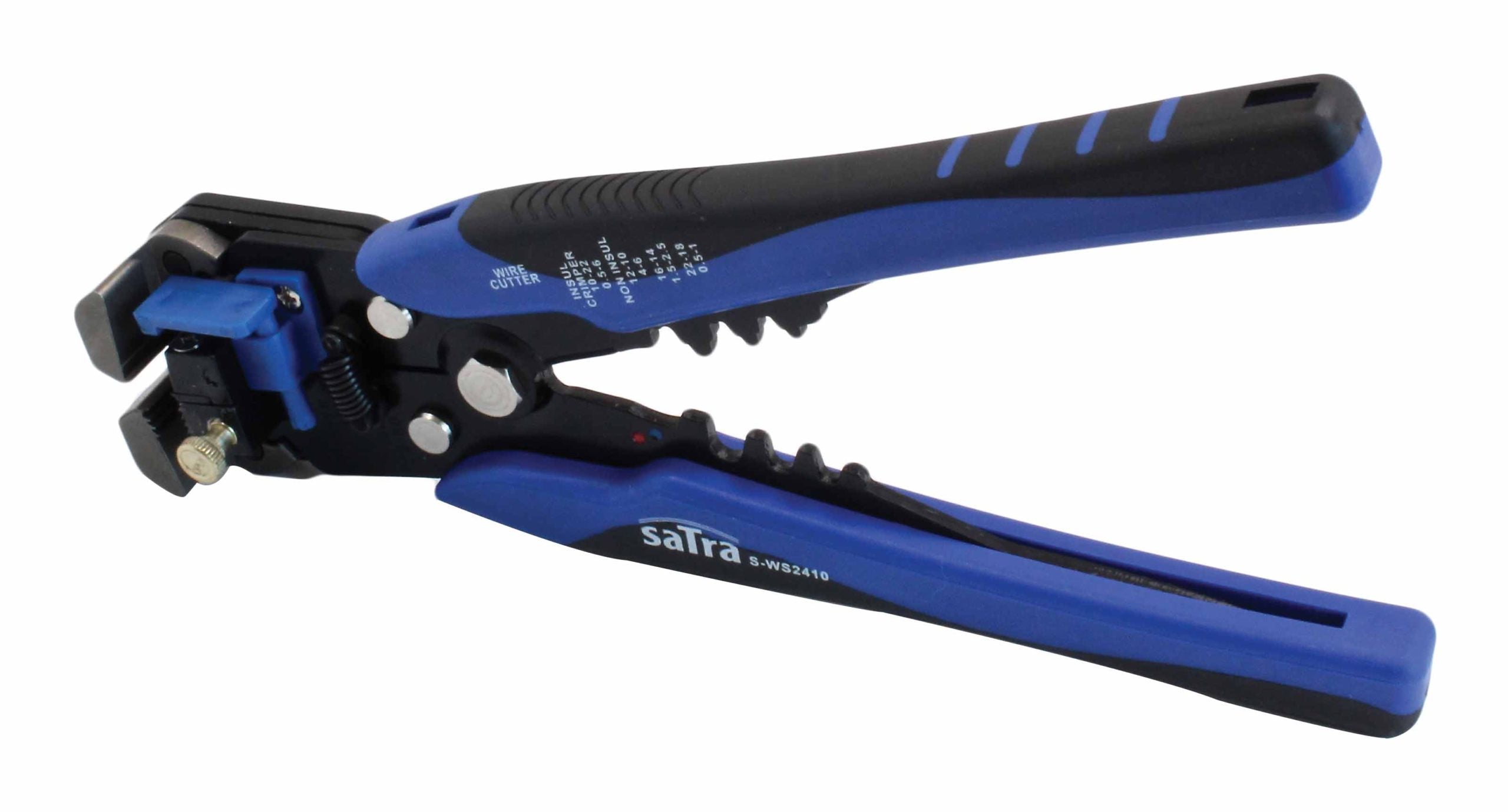 Pinza automatica per crimpatura, spelatura e taglio cavi elettrici 0,2–6,0 mm Satra