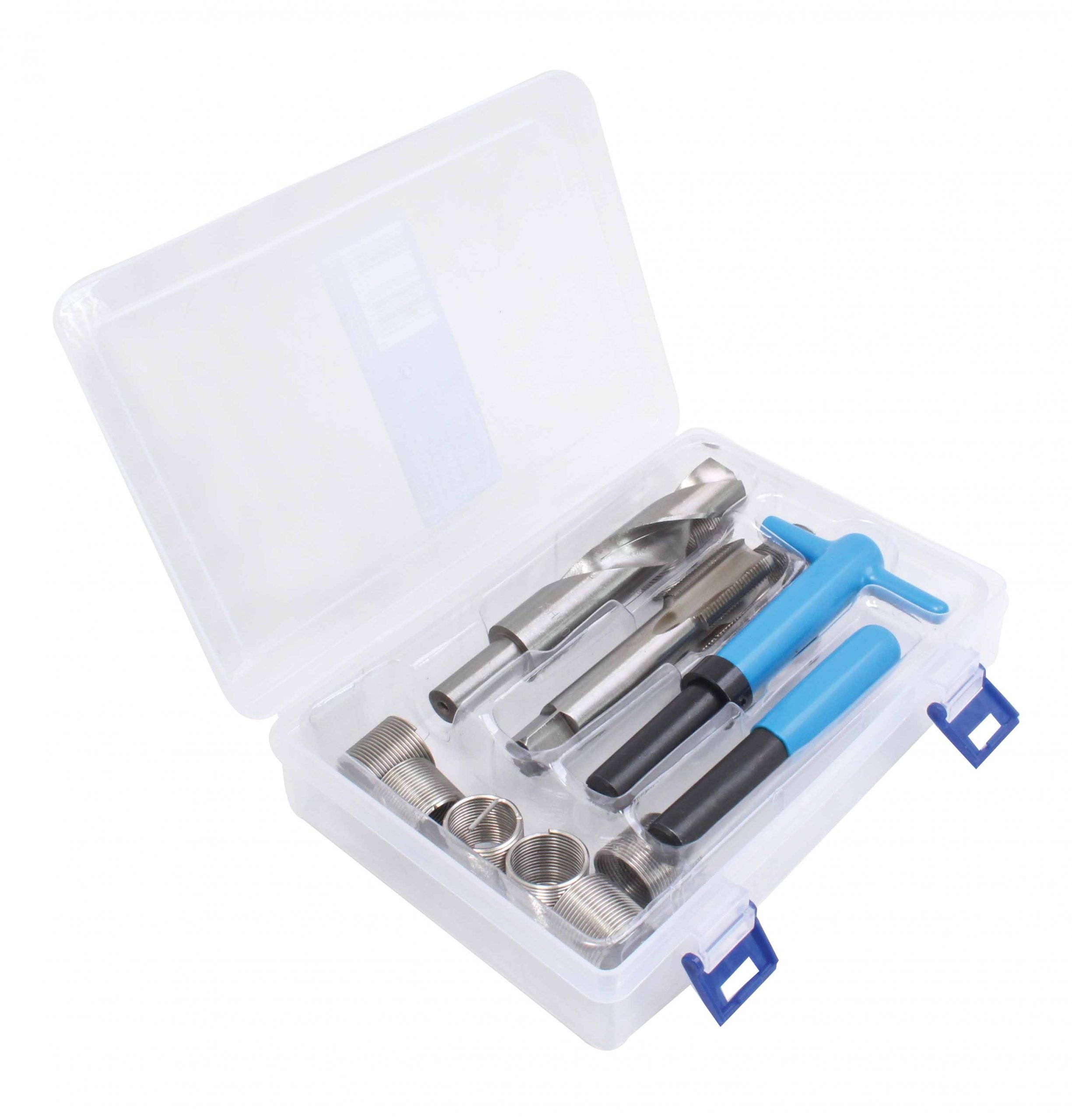 Kit di riparazione filettatura M20 x 1.5, helicoil ripristino strumenti di riparazione filo, kit inserto filo compatibile set di utensili manuali per riparazione auto. kit di riparazione per filetti