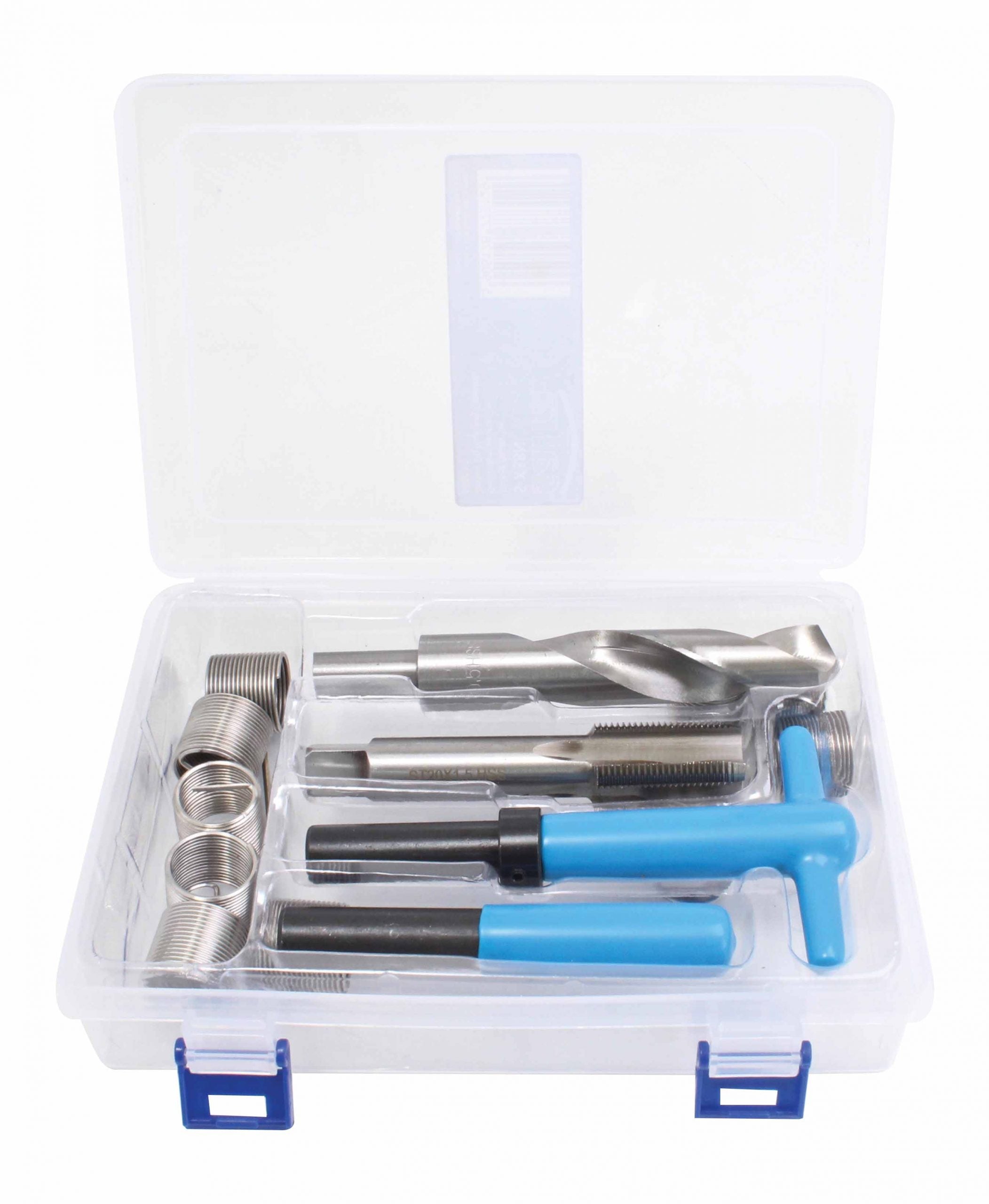 Kit di riparazione filettatura M20 x 1.5, helicoil ripristino strumenti di riparazione filo, kit inserto filo compatibile set di utensili manuali per riparazione auto. kit di riparazione per filetti
