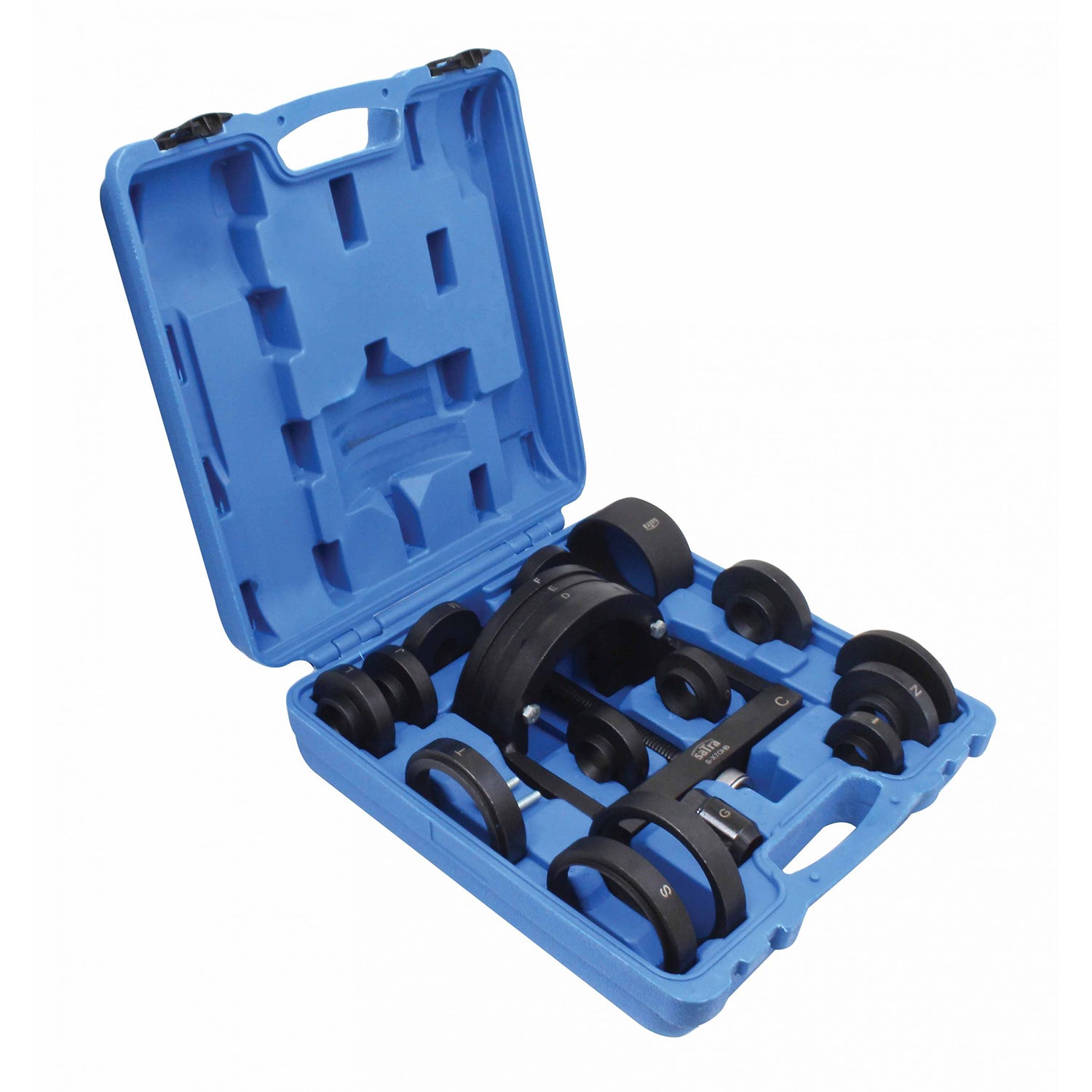 Estrattori set per montaggio smontaggio-estrazione installazione cuscinetti ruota, boccole auto e mozzi ruota, Satra
