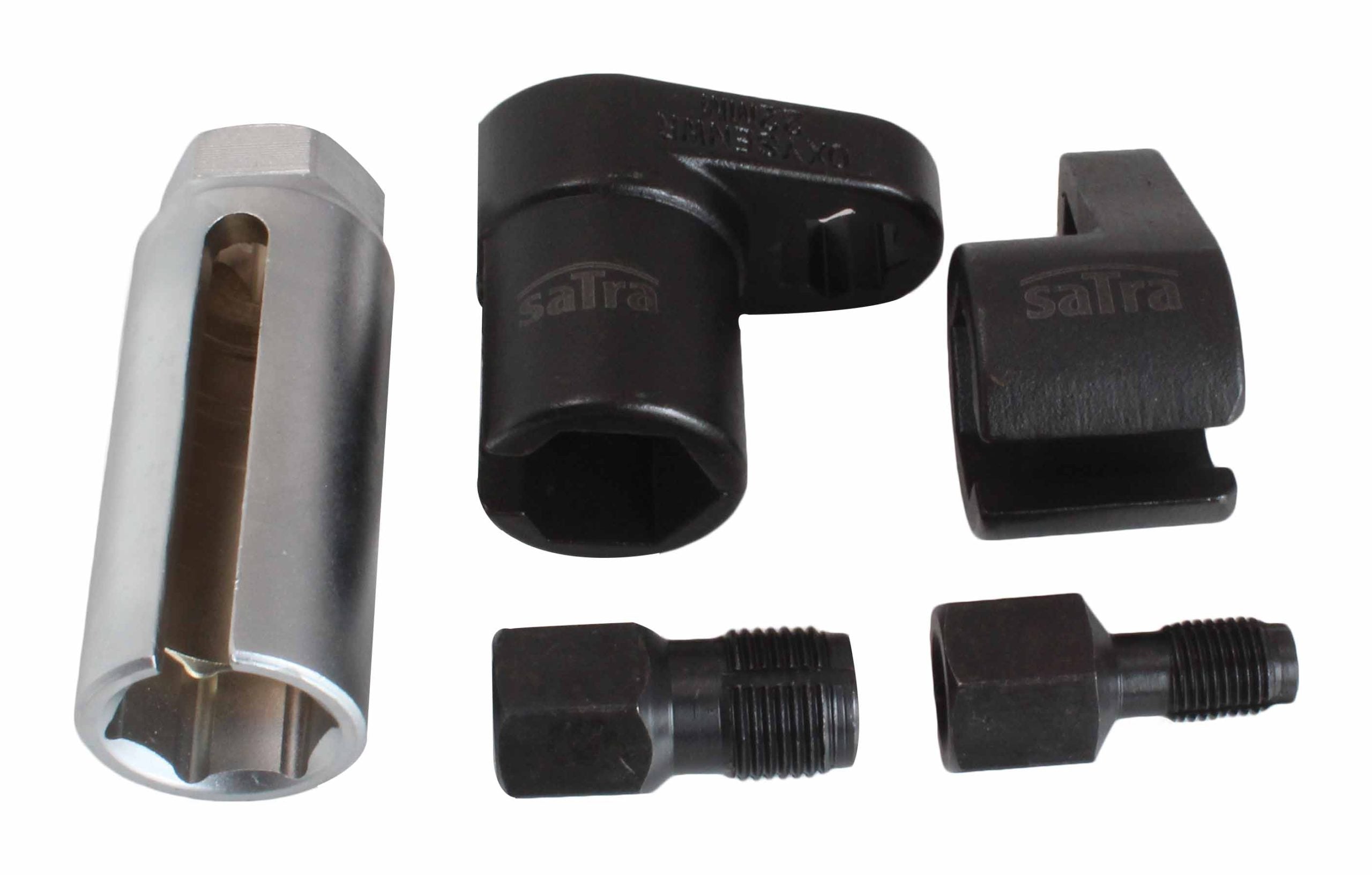 Set di 5 chiavi per sonde lambda 22mm, emulatore sonda lambda, riparazione filettatura, con attacco da 3/8 1/2 7/8" pollici, auto sonda lambda