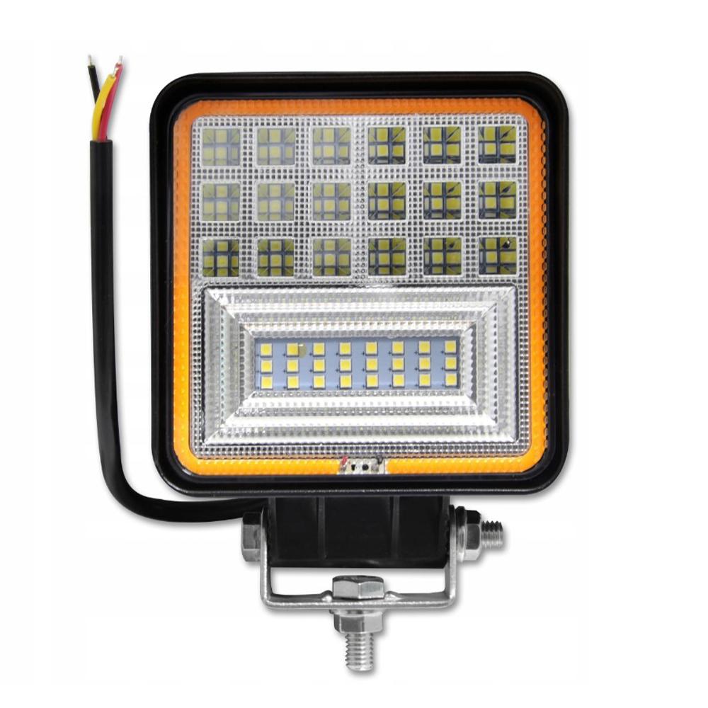 Faro da lavoro LED, luci per fuoristrada auto, 10–60 V 126 W, fari led impermeabile fuoristrada barra, fendinebbia, faretti fendinebbia per moto SUV ATV UTV camion tour di guida