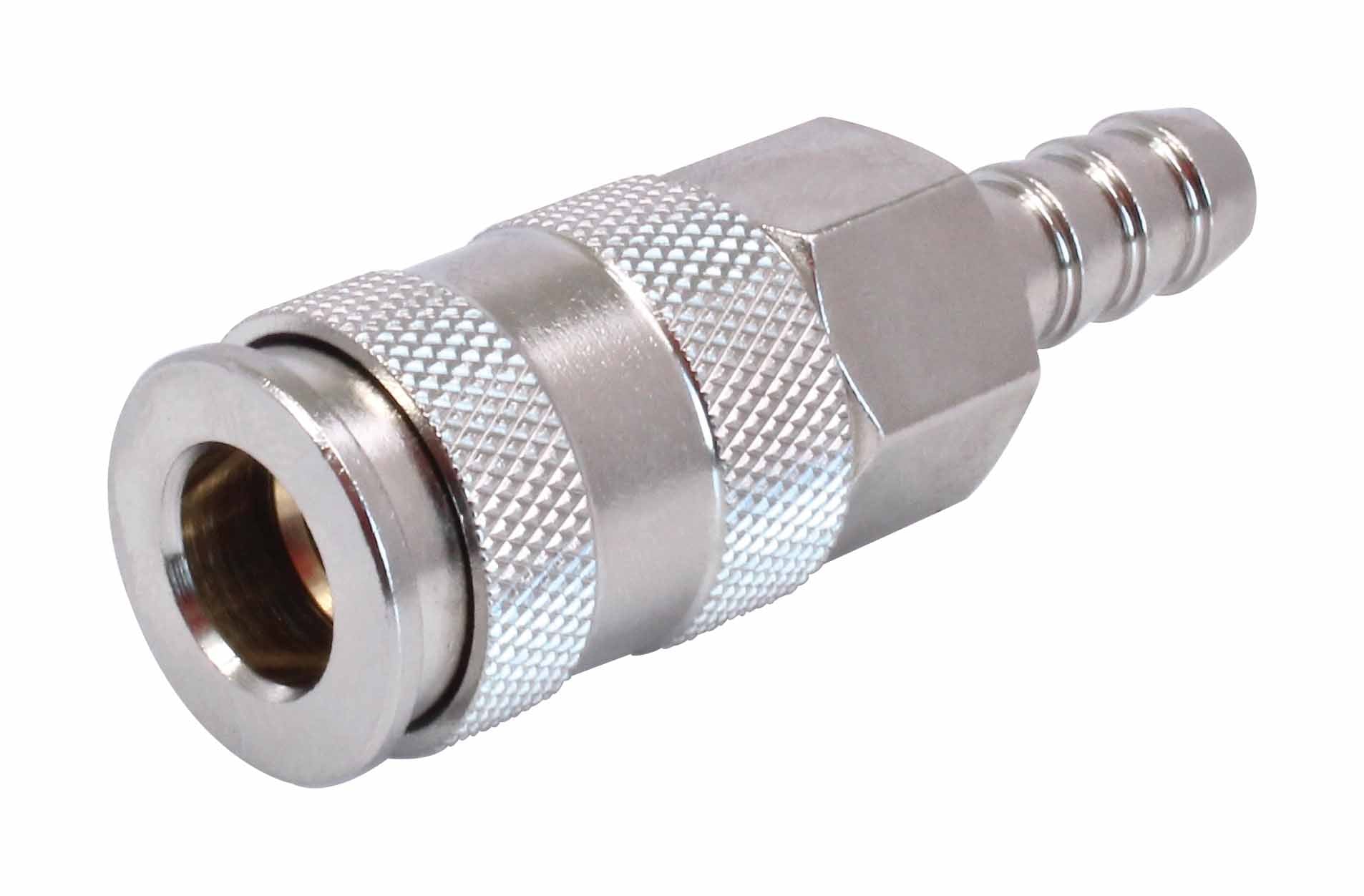Raccordo per tubo in acciaio 10 mm, innesto rapido per apparecchiature pneumatiche