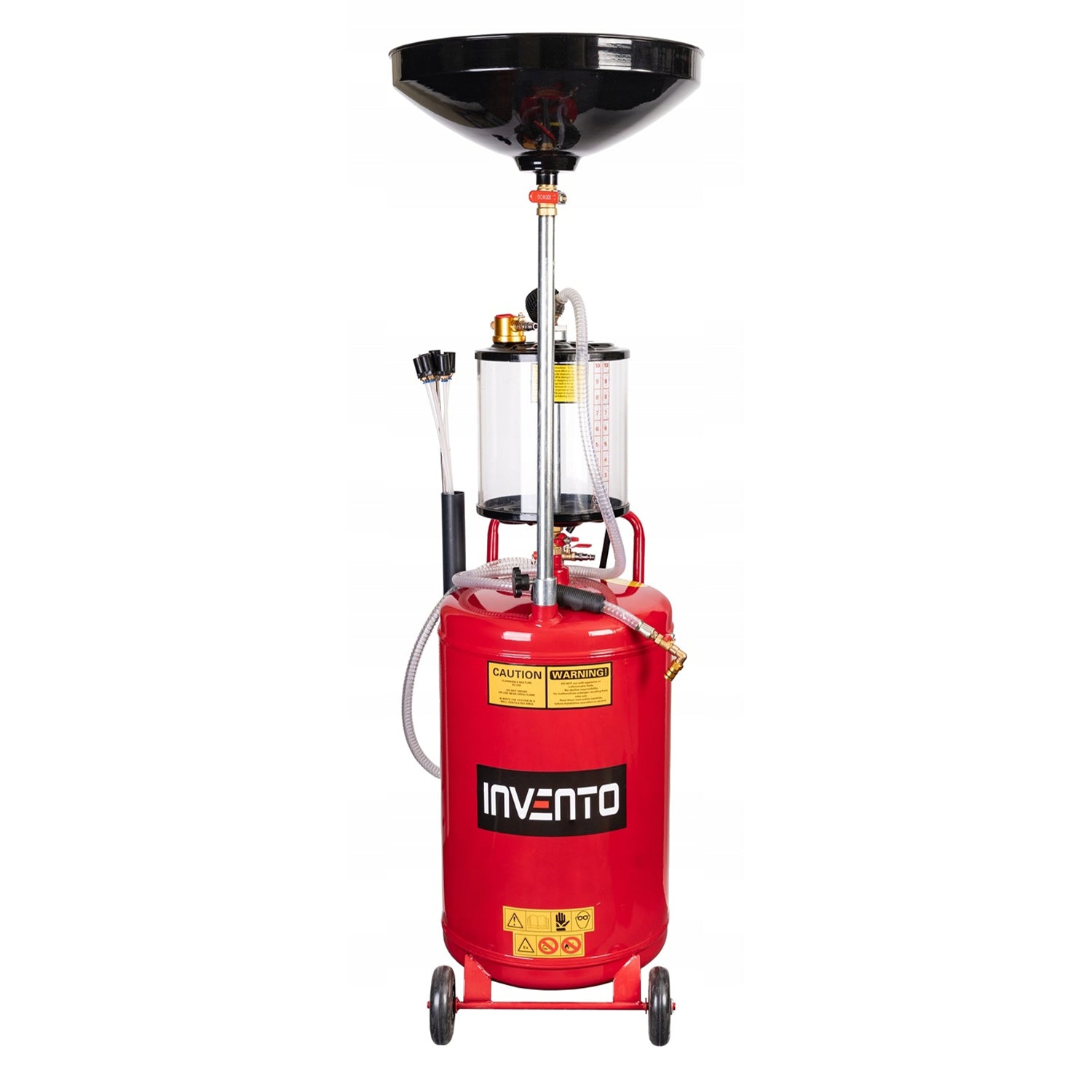 Aspiratore olio esausto 80 litri recuperatore per cambio olio motore, con kit 4 sonde per aspirazione