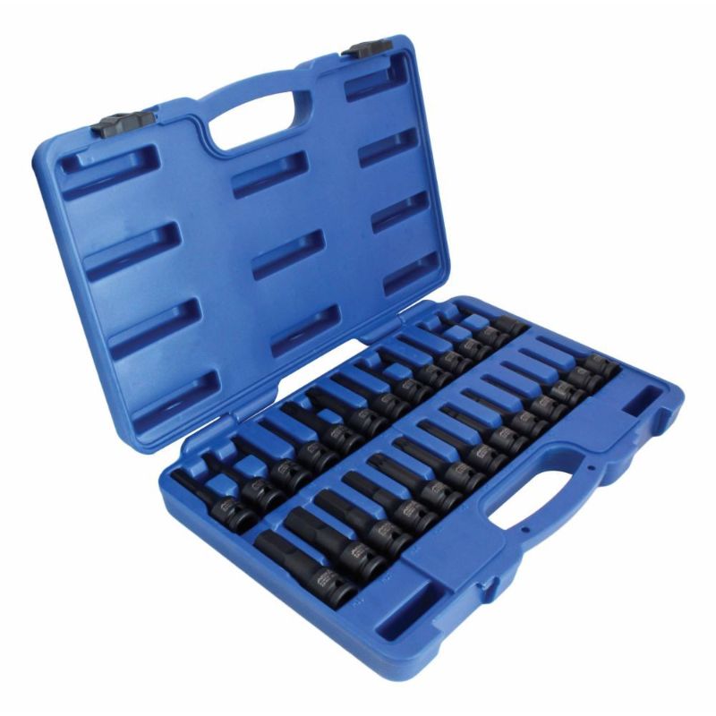 Set di chiavi esagonali Torx XZN Spline a impatto, per chiavi dinamometriche e trapani, 26 pezzi 1/2" pollice