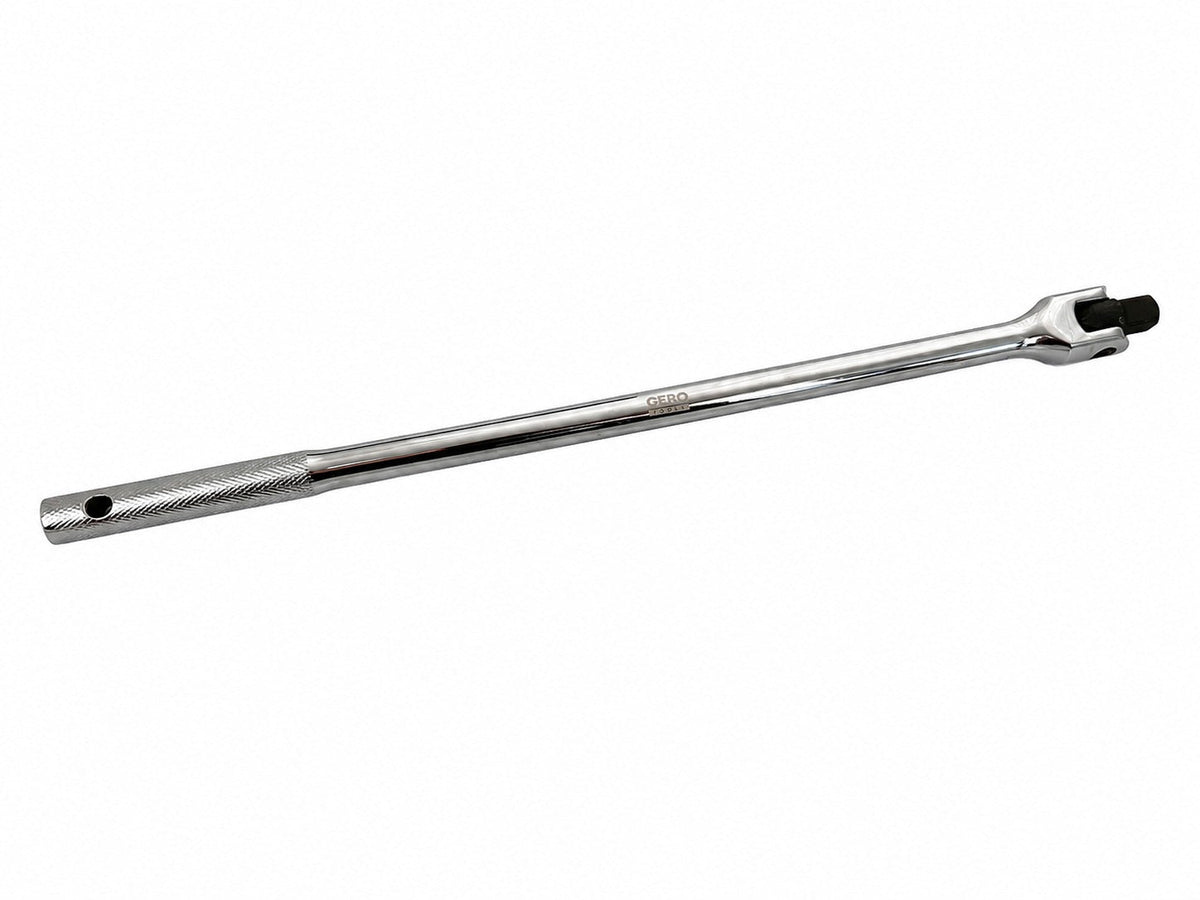 Leva snodata 1/2" con testa flessibile, 450 mm, ideale per riparazioni auto e fai-da-te, Gebo Tools