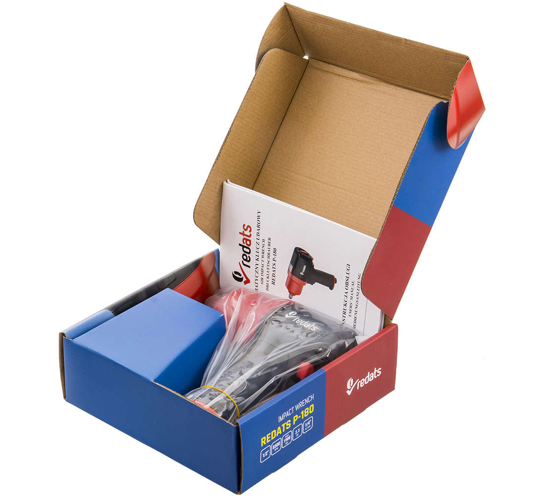 Avvitatore a impulsi pneumatico, professionale ,chiave 1/2" 1900 Nm, Redats