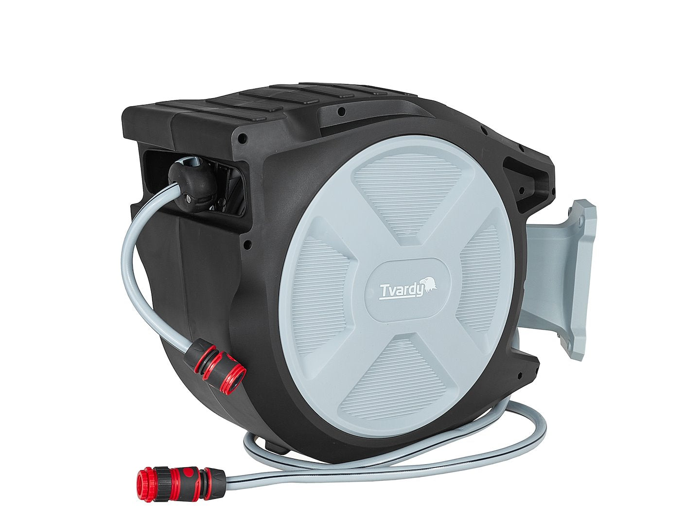 Avvolgitubo automatico retrattile 35m, diametro tubo 1/2", rullo per irrigazione da giardino, fissaggio a parete girevole 180°, per orto e pulizia domestica, Tvardy
