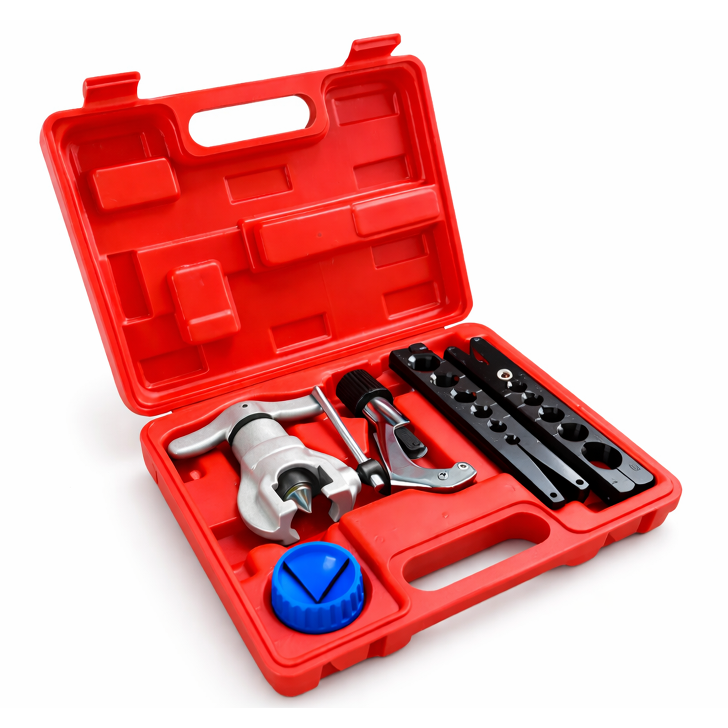 Kit bordatura, svasatura di tubi freno e tubi, set di attrezzi per l'espansione di tubazioni dei freni, ideale per sistemi di frenatura idraulici, Gebo Tools