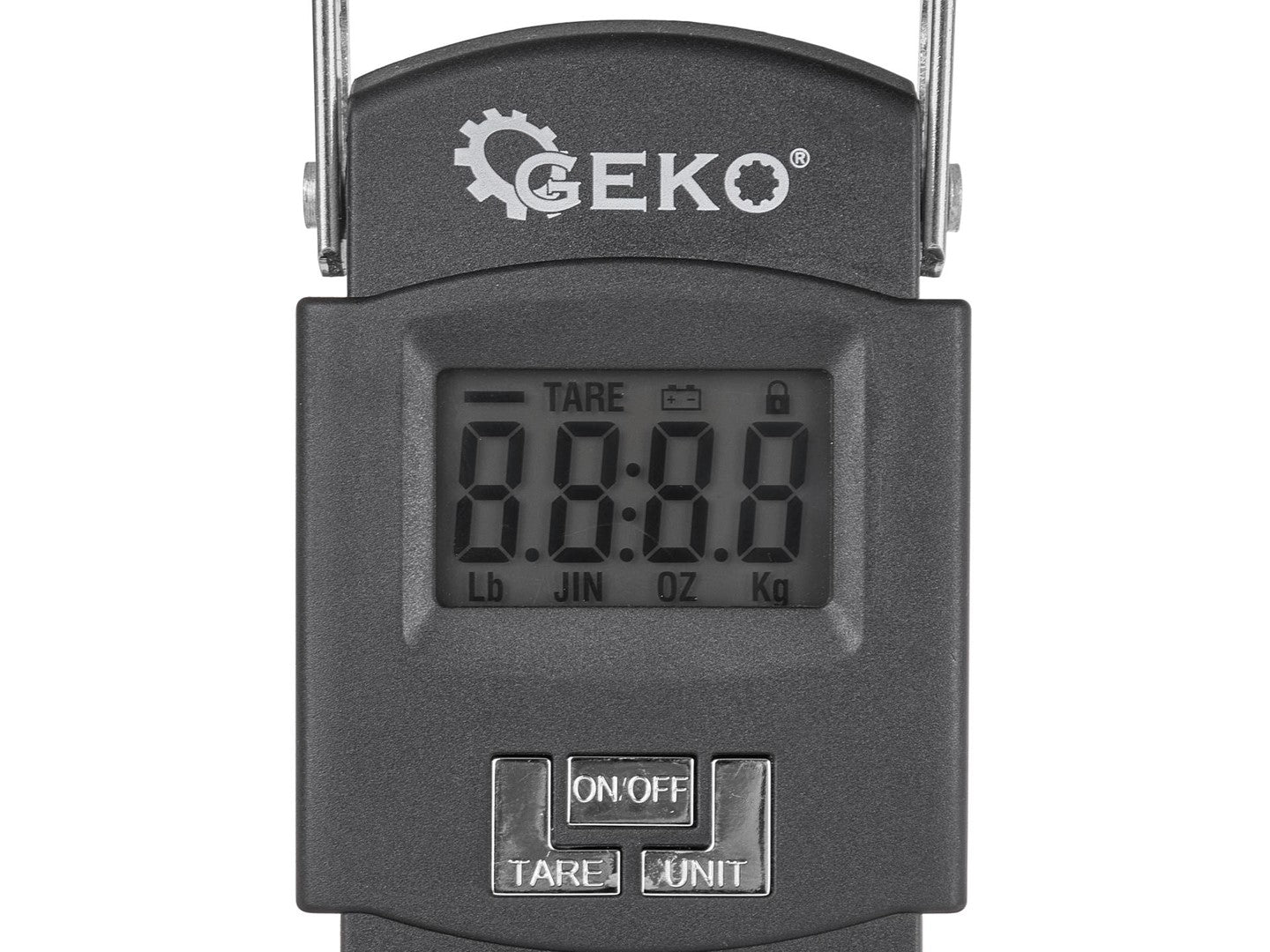 Bilancia elettronica con gancio per bagagli-valigie 110 lb 50 kg da appendere con display LCD retroilluminato, con maniglia , postale digitale, da pesca