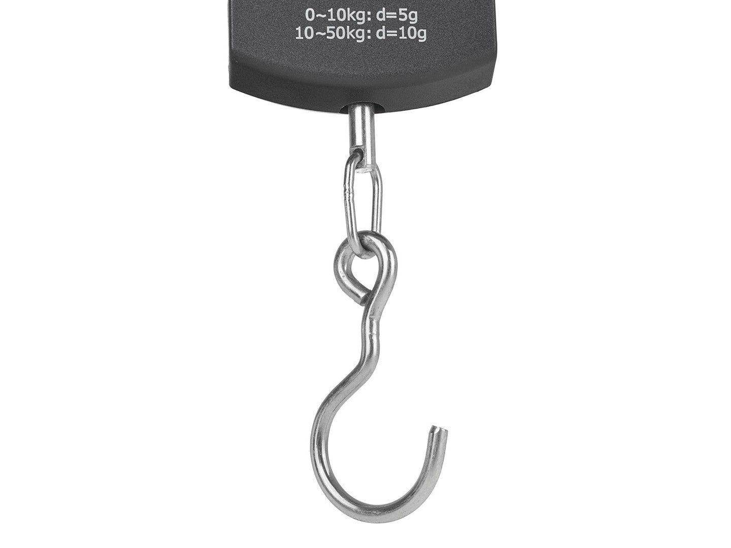 Bilancia elettronica con gancio per bagagli-valigie 110 lb 50 kg da appendere con display LCD retroilluminato, con maniglia , postale digitale, da pesca