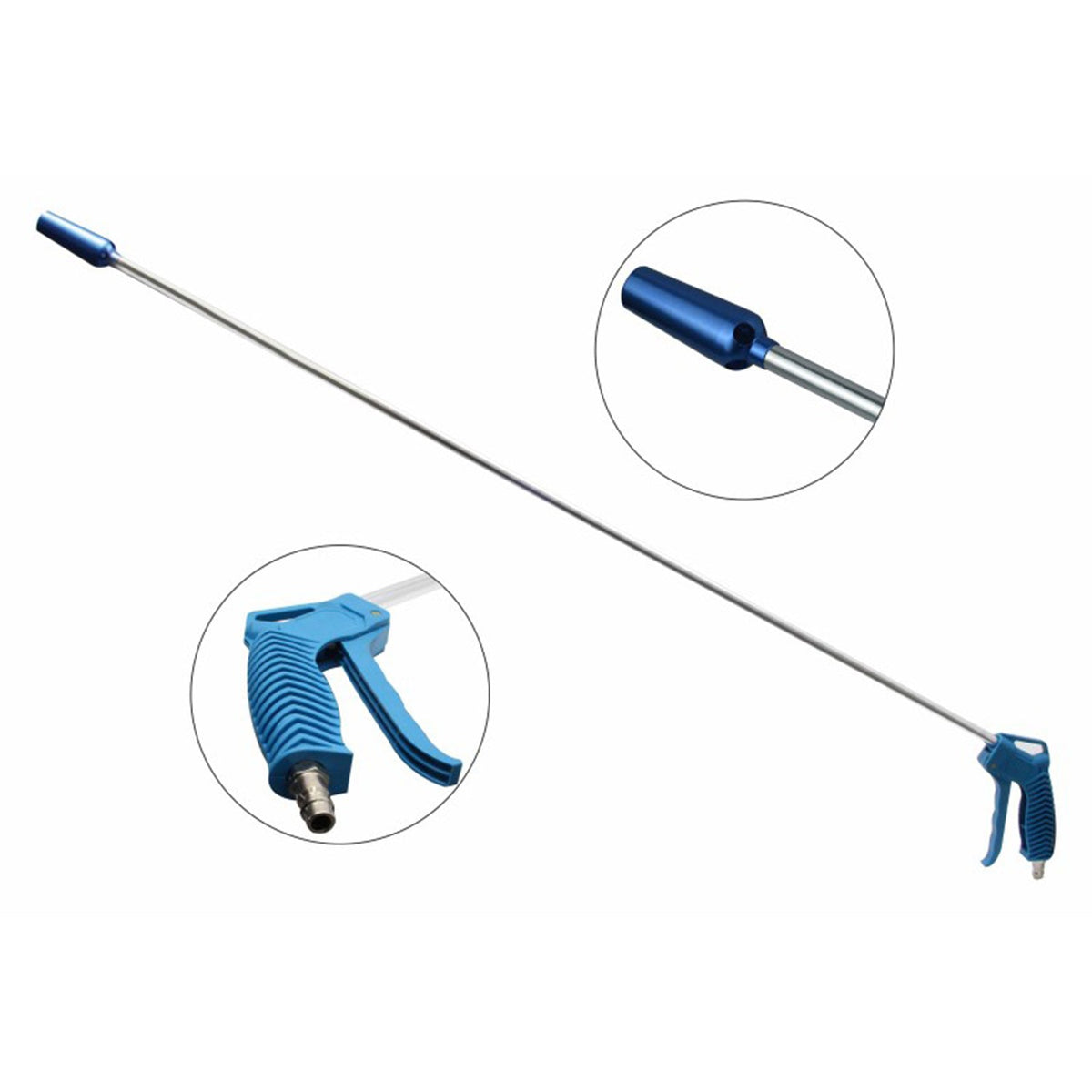 Pistola di soffiaggio ad aria compressa, asta lunga 102 cm Satra