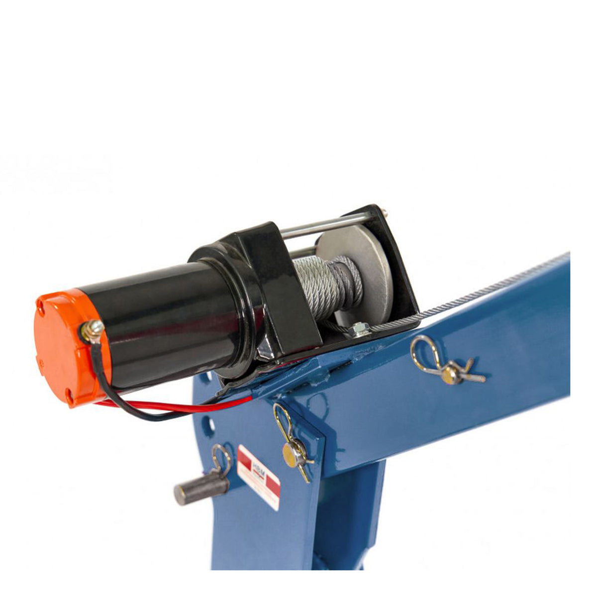 Gru idraulica per piattaforme auto, braccio estensibile, gruetta per pick up con verricello, 500 kg Hbm Machines