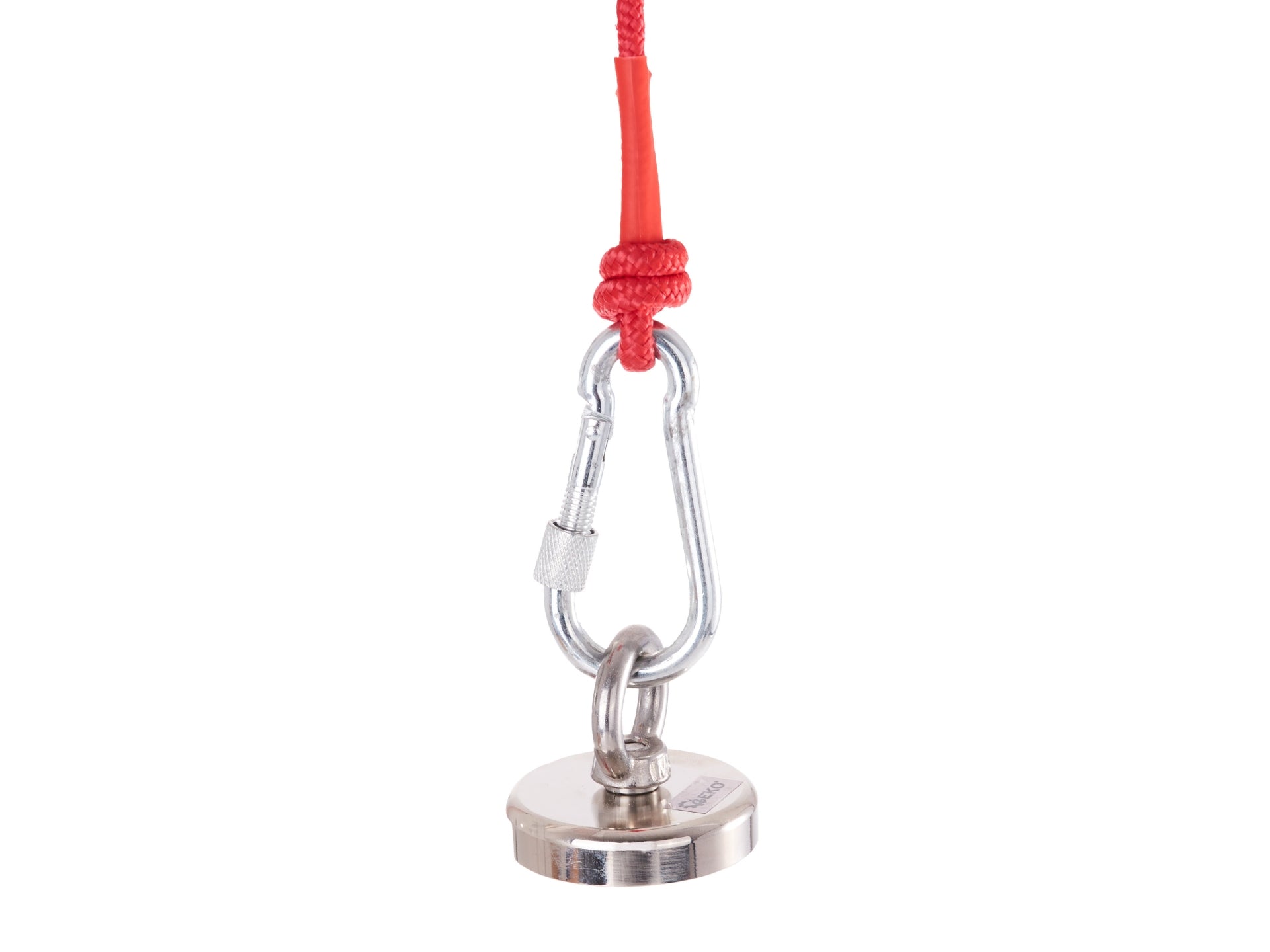 Calamita potente - set di magnete da pesca - forza di trazione 85kg - magneti al neodimio - calamite potenti con corda (20m) & guanti - magnet fishing