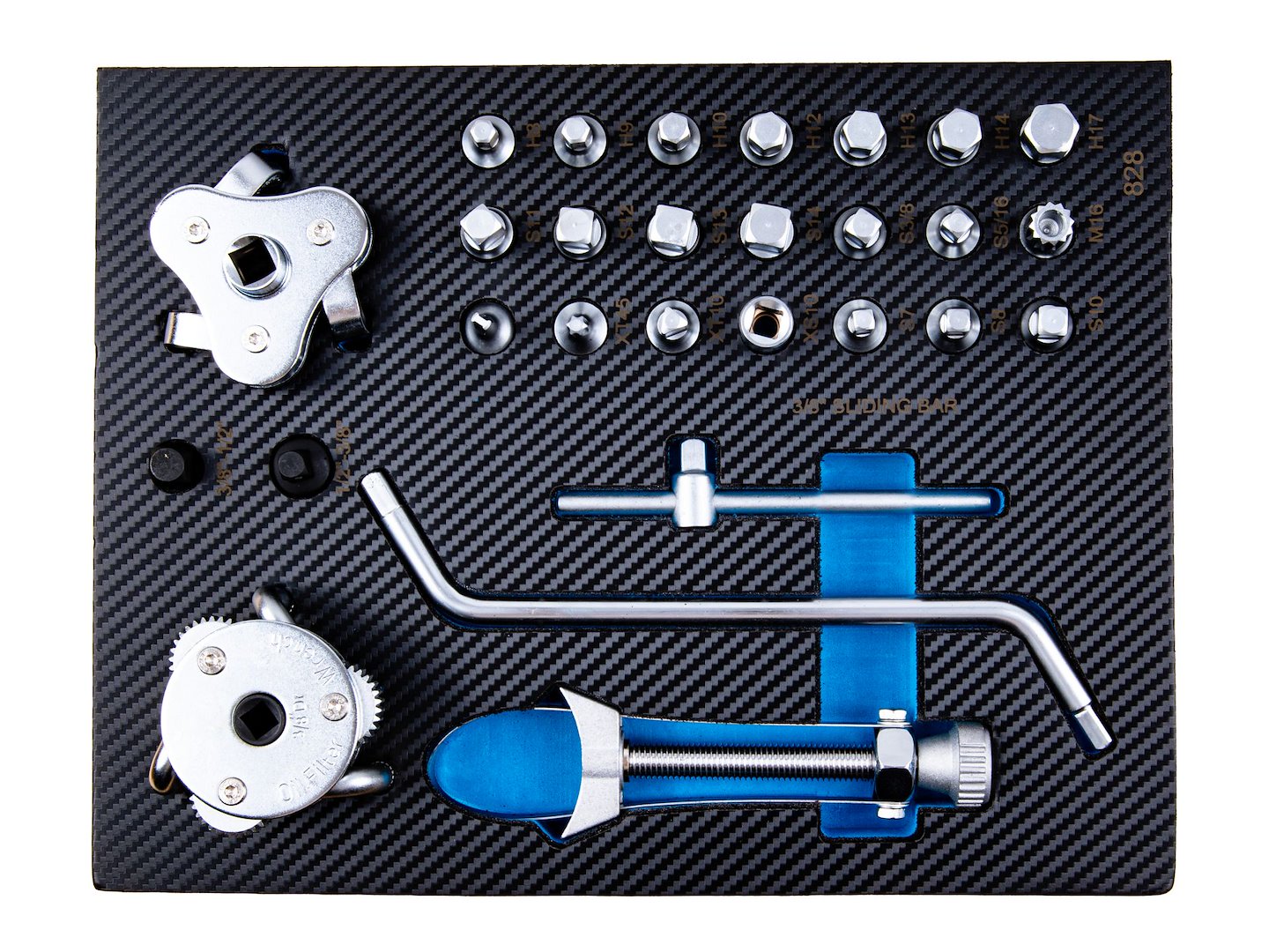 Carrello porta attrezzi / portautensili completo di 501 utensili 12 cassetti, 10 moduli inserti, inclusi, Geko