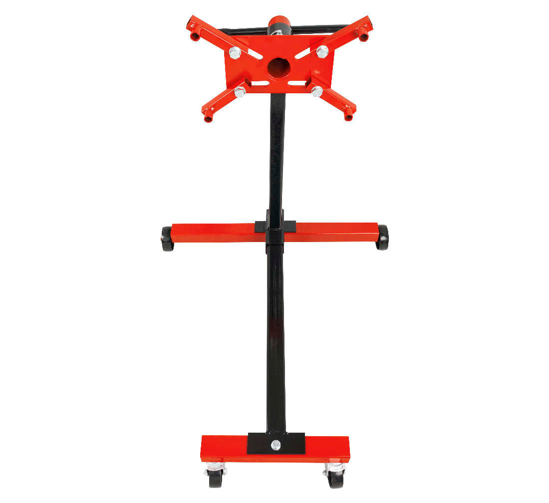 Cavalletto girevole per motore auto, supporto sostegno, asta regolabile 360°, 4 ruote, manutenzione veicoli, carico massimo 450 kg Redats