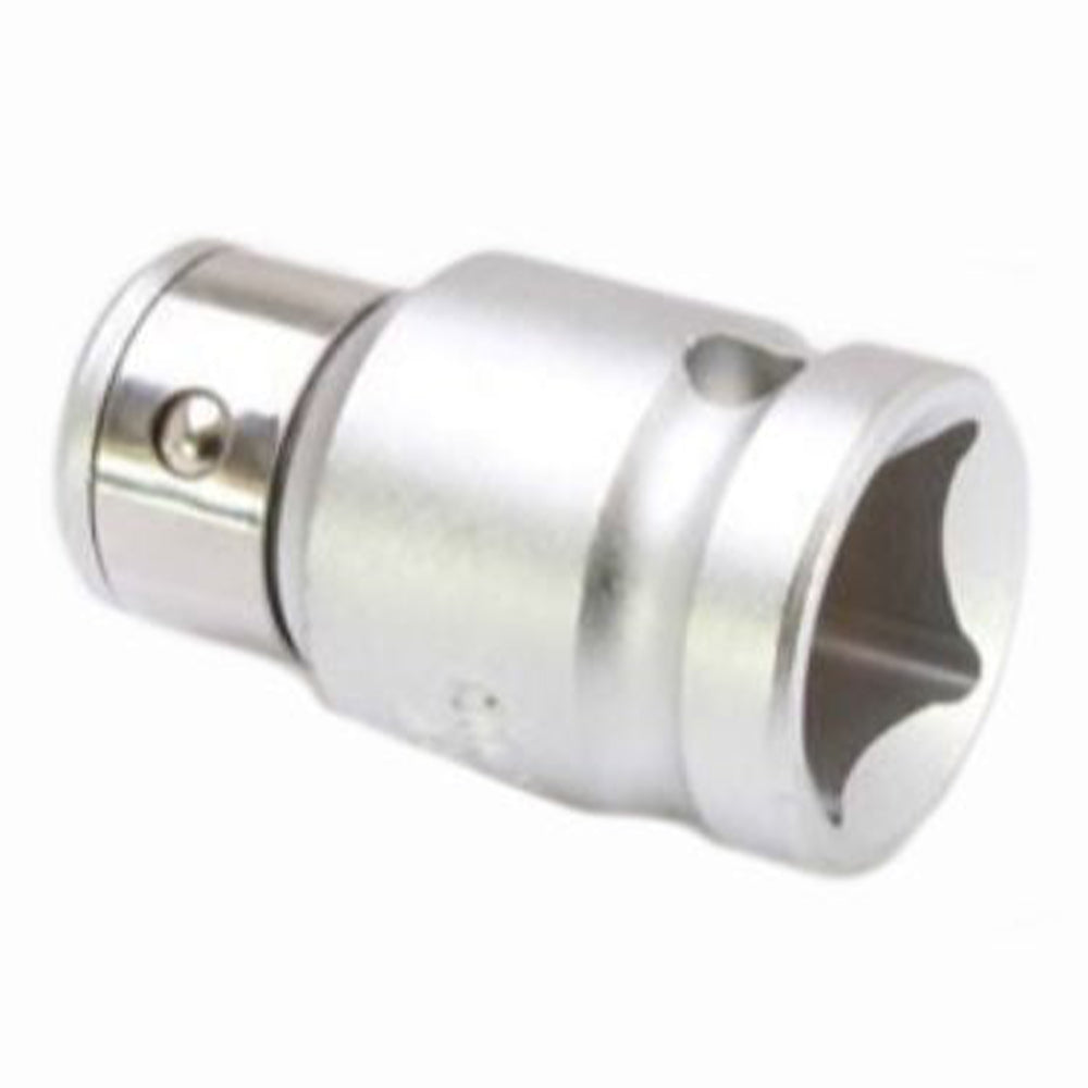 Adattatore-riduttore portainserti per chiave a bussola cricchetto manuale pneumatica attacco 1/2 femmina 8 mm