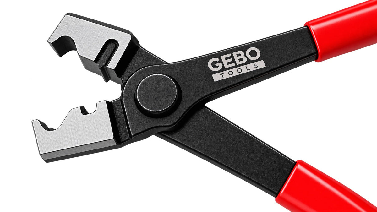 Pinza Clic-R per fascette e condotti auto, a scatto, pinze stringitubo Gebo Tools